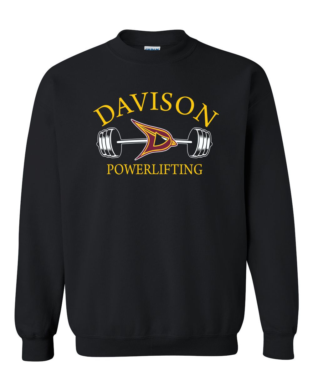 Davison Powerlifting Basic Crew Sweatshirt