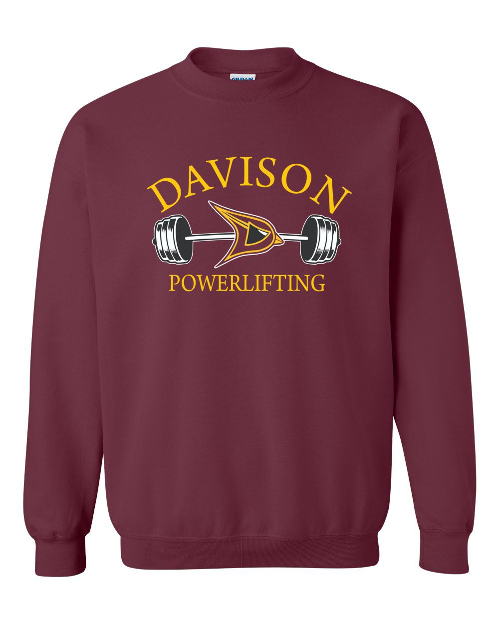 Davison Powerlifting Basic Crew Sweatshirt