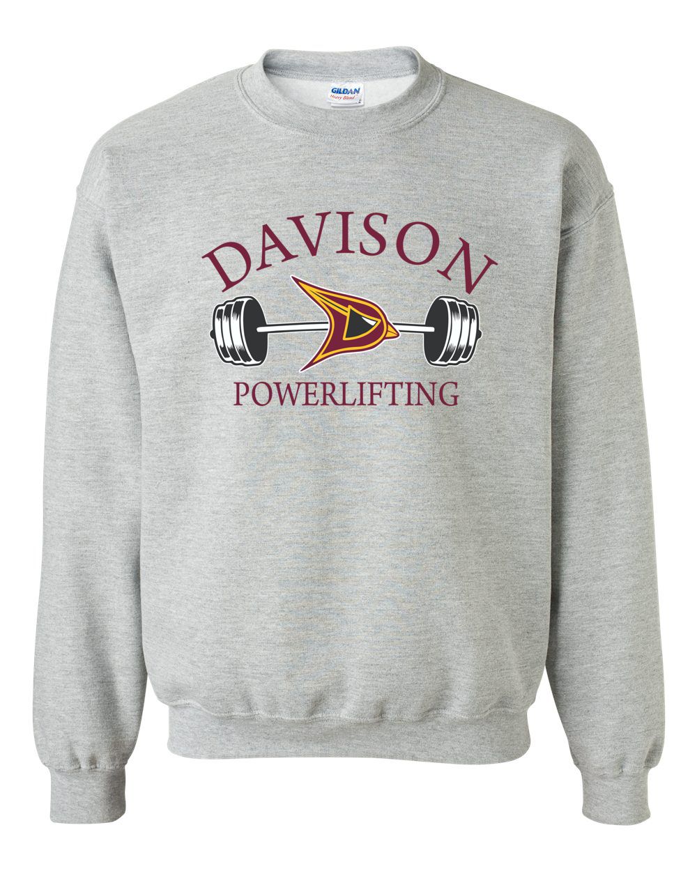 Davison Powerlifting Basic Crew Sweatshirt