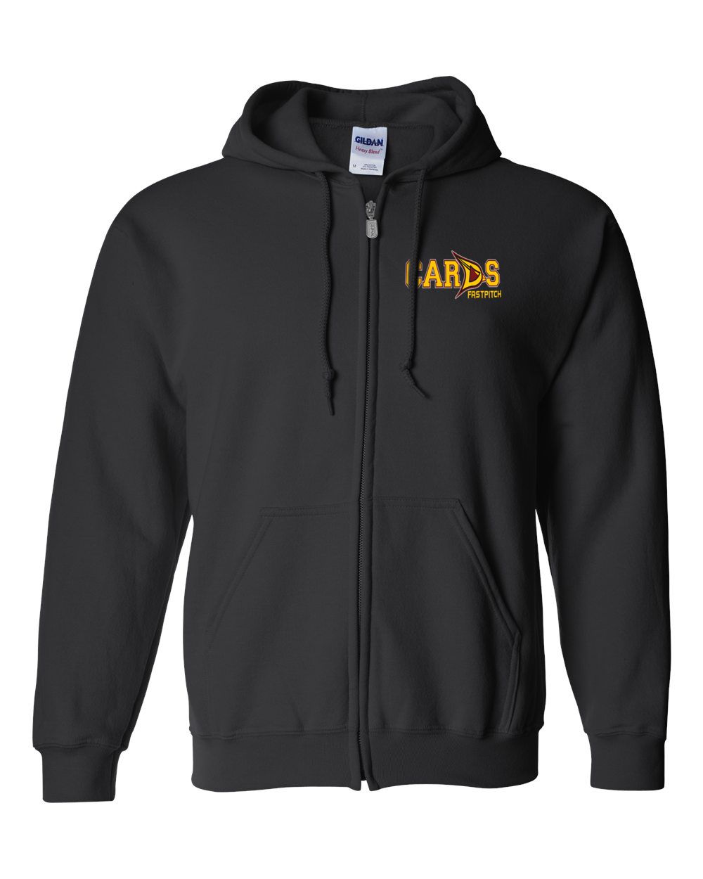 CARDS Fastpitch NEW LOGO Embroidered Full Zip Jacket