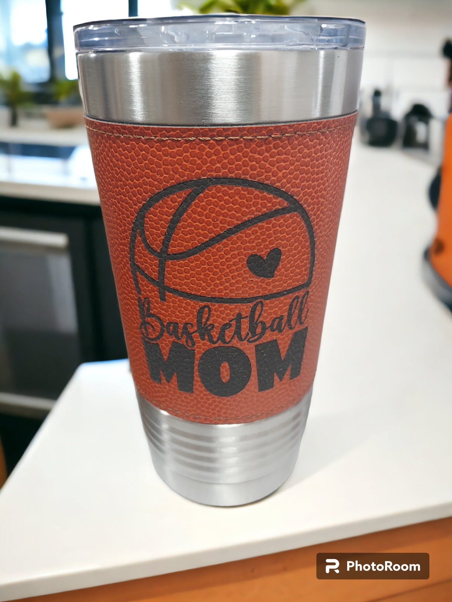 Basketball MOM Wrapped Engraved 20oz Tumbler