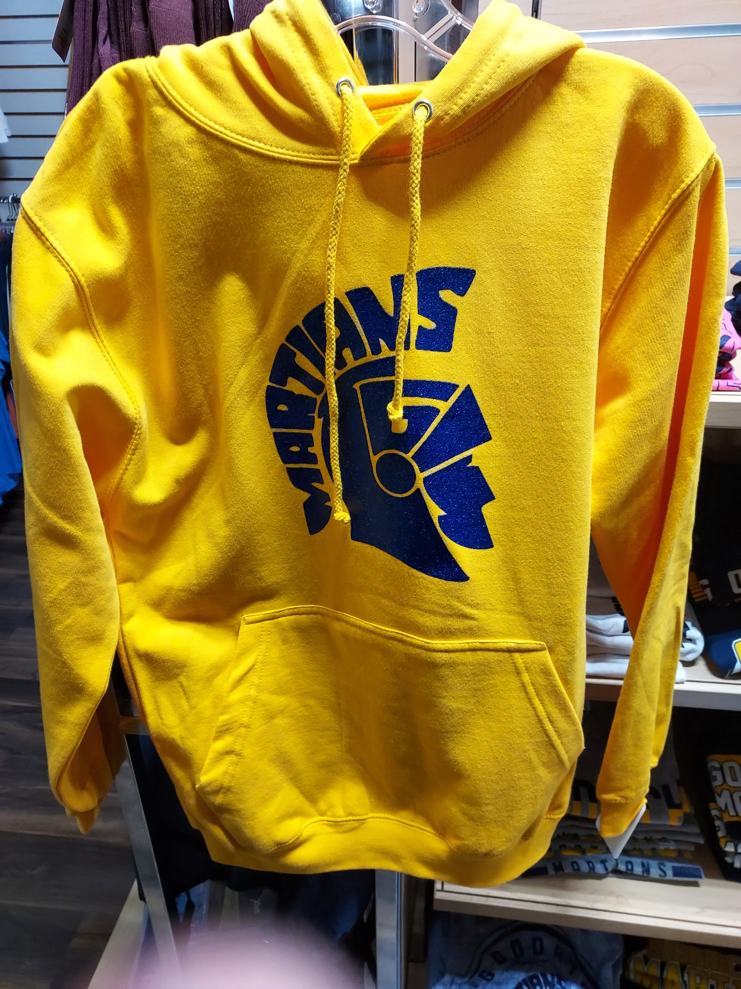 Goodrich Gold Hood with Navy Glitter Martian Head
