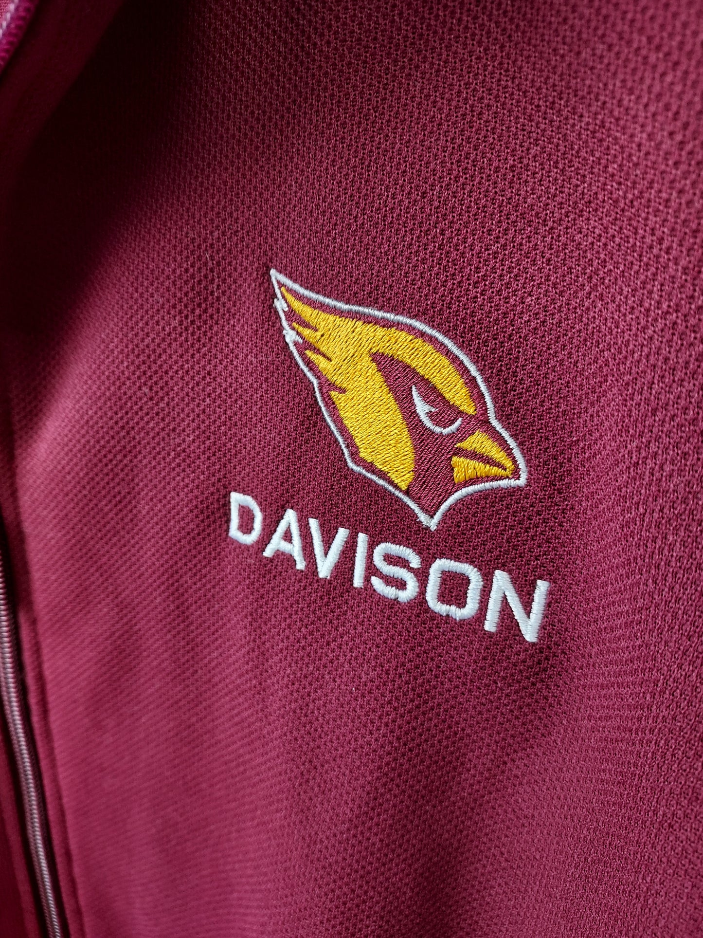 Davison Cardinals Textured Full Zip Jacket