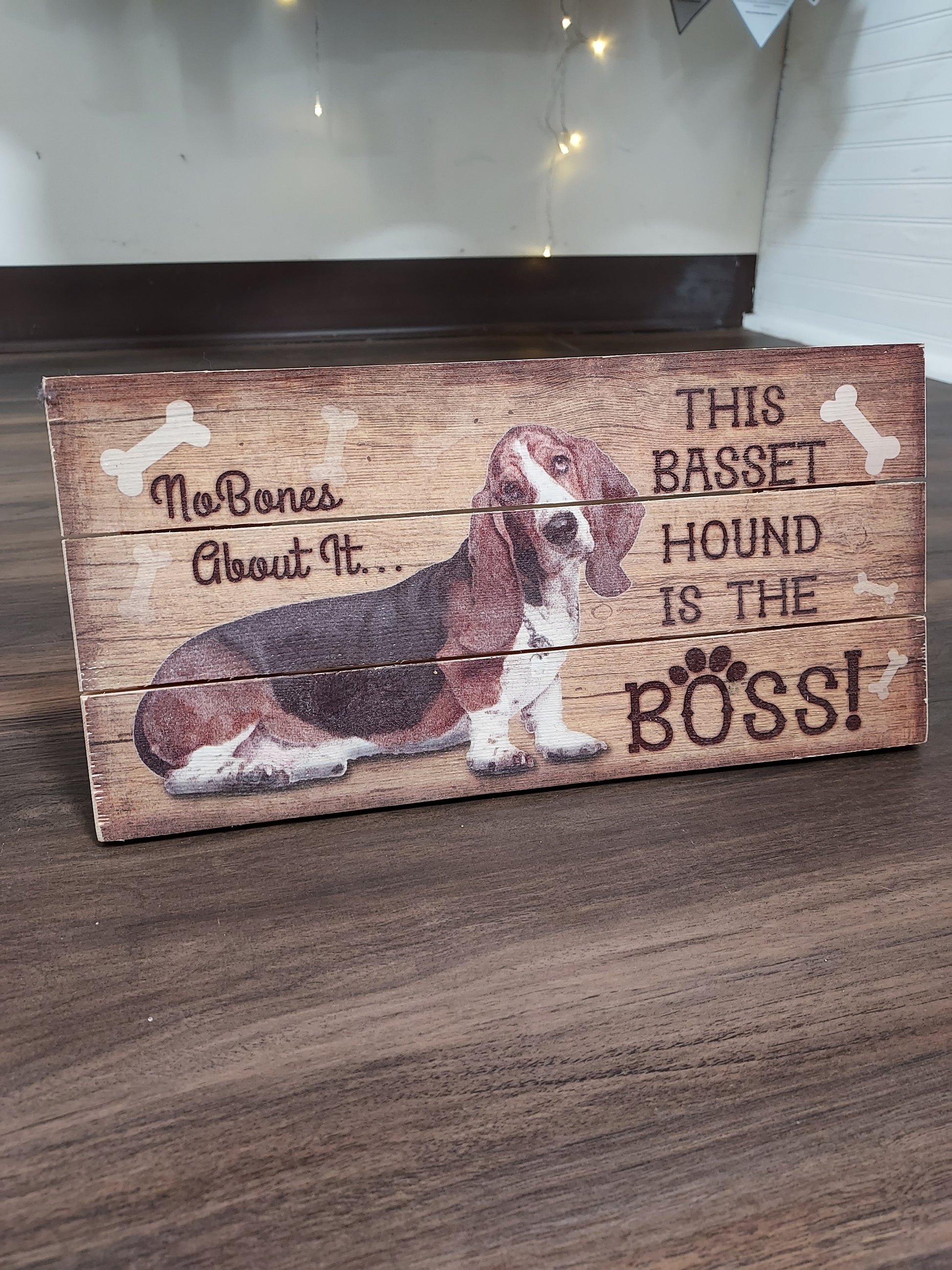 Basset Hound Tabletop Art