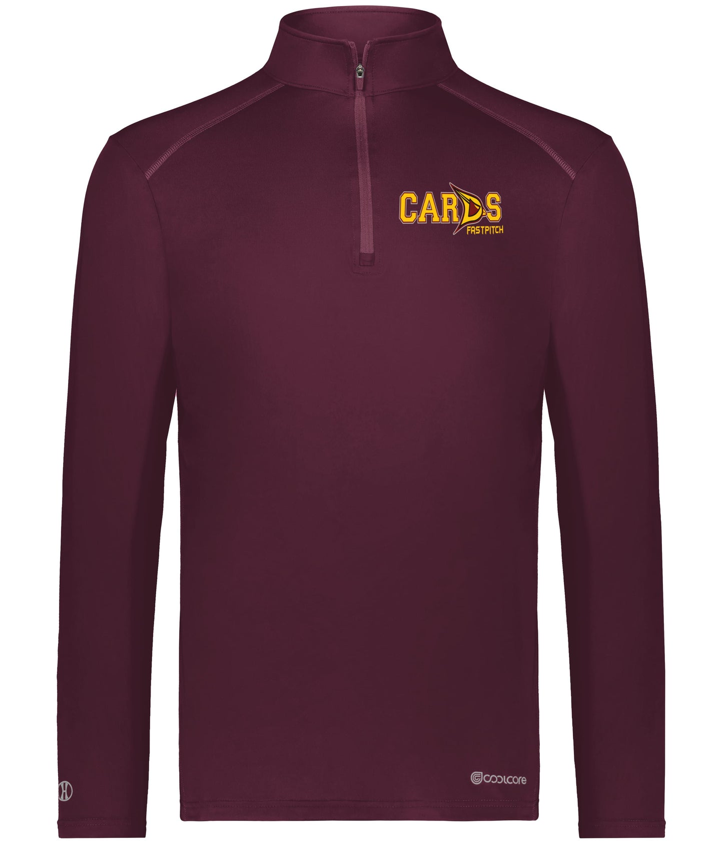 Cards Fastpitch Cool Core 1/4 Zip Pullover