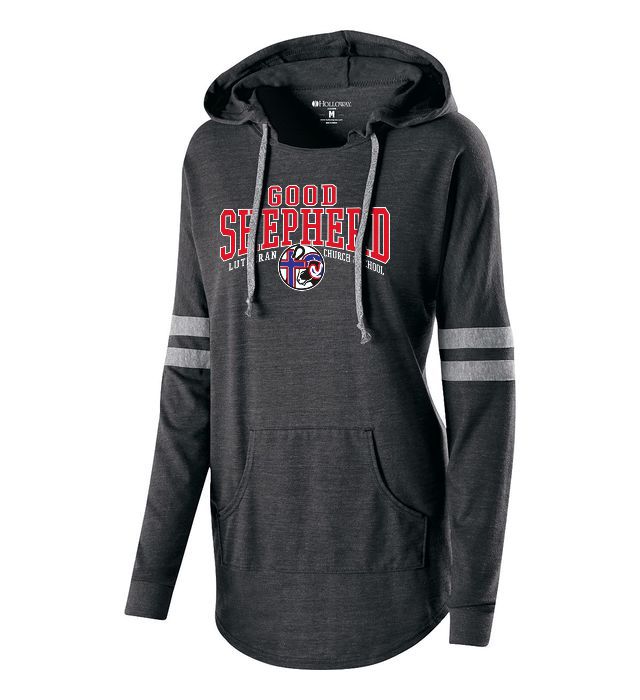 Good Shepherd Ladies Hooded Low Key Pullover