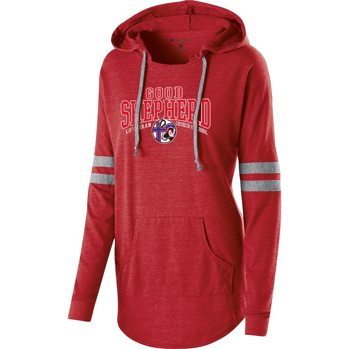 Good Shepherd Ladies Hooded Low Key Pullover