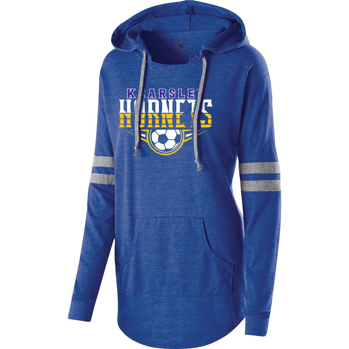 Kearsley Soccer Ladies Hooded Low Key Pullover