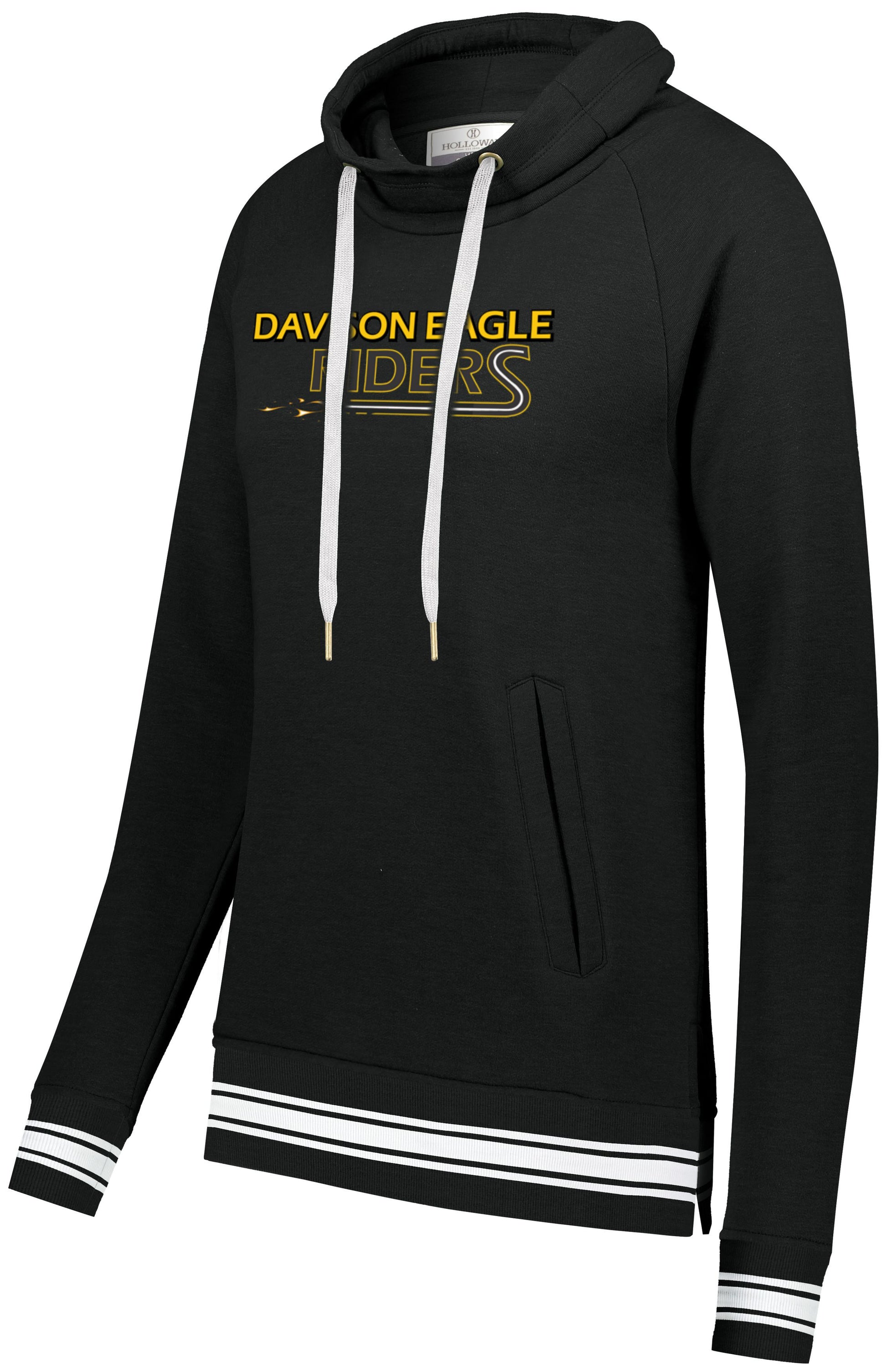 Davison Eagle Riders Ladies Ivy Funnel Neck Sweatshirt
