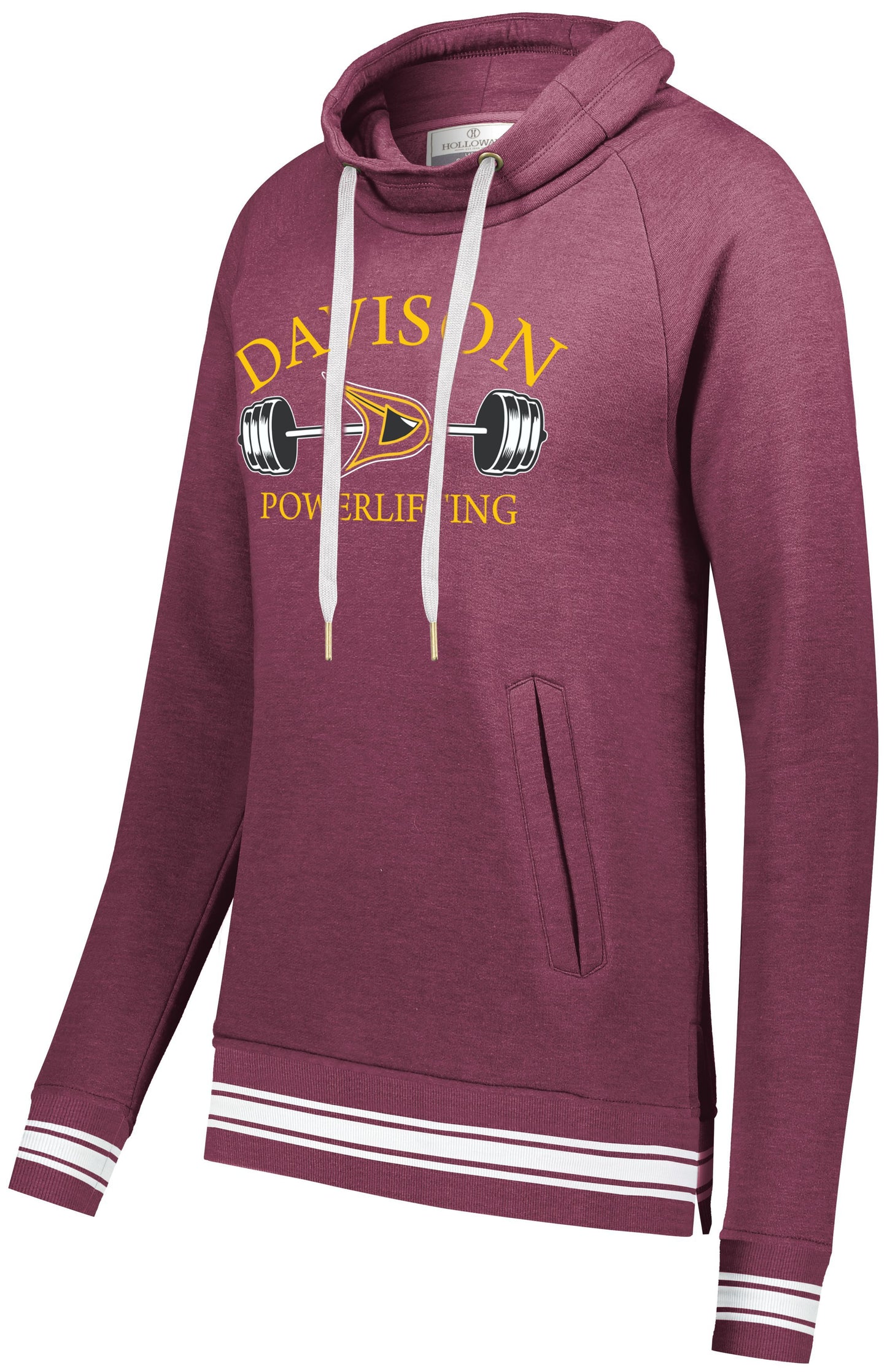 Davison Powerlifting Ladies Ivy Funnel Neck Sweatshirt