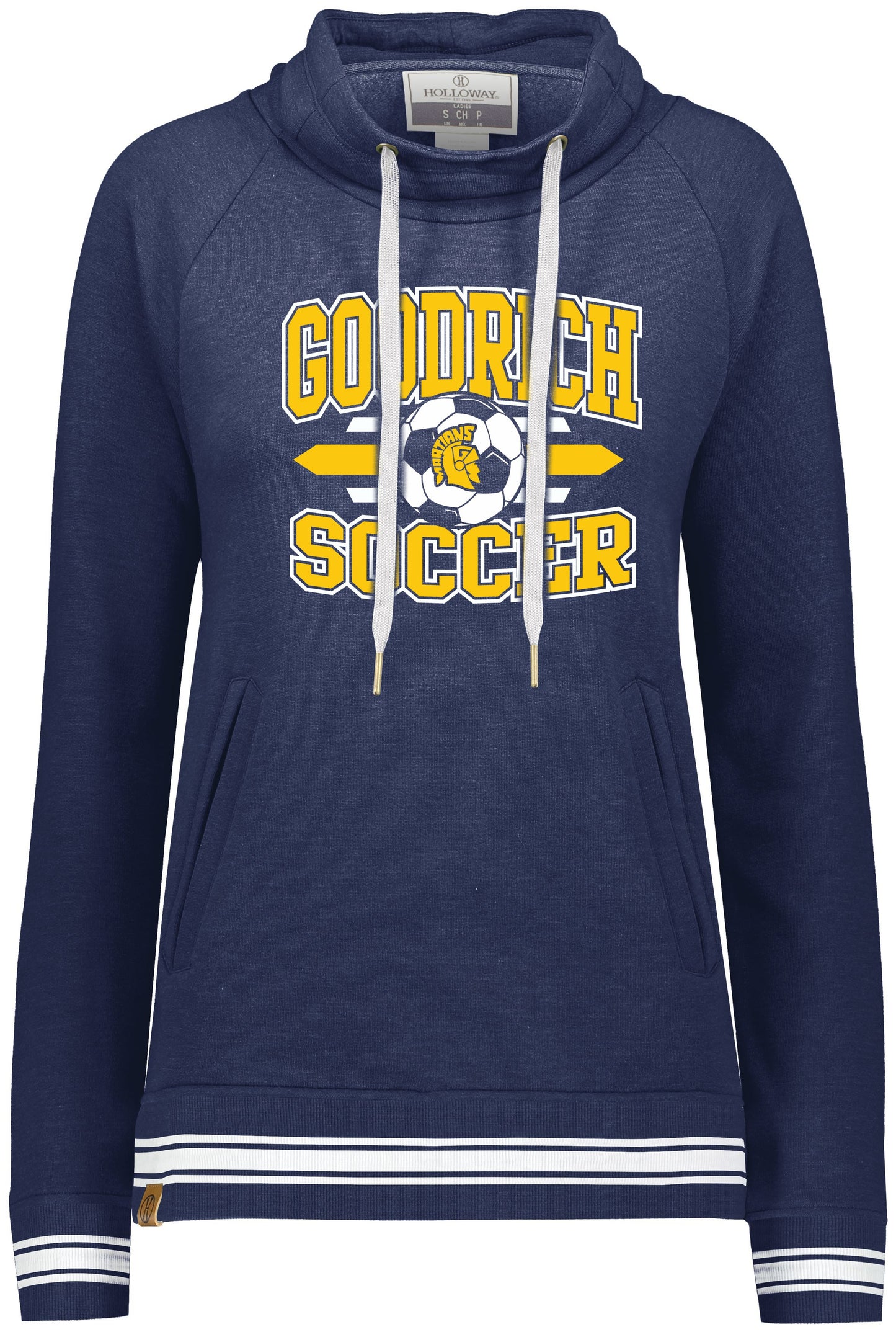 Goodrich Soccer Ladies Ivy Funnel Neck Sweatshirt