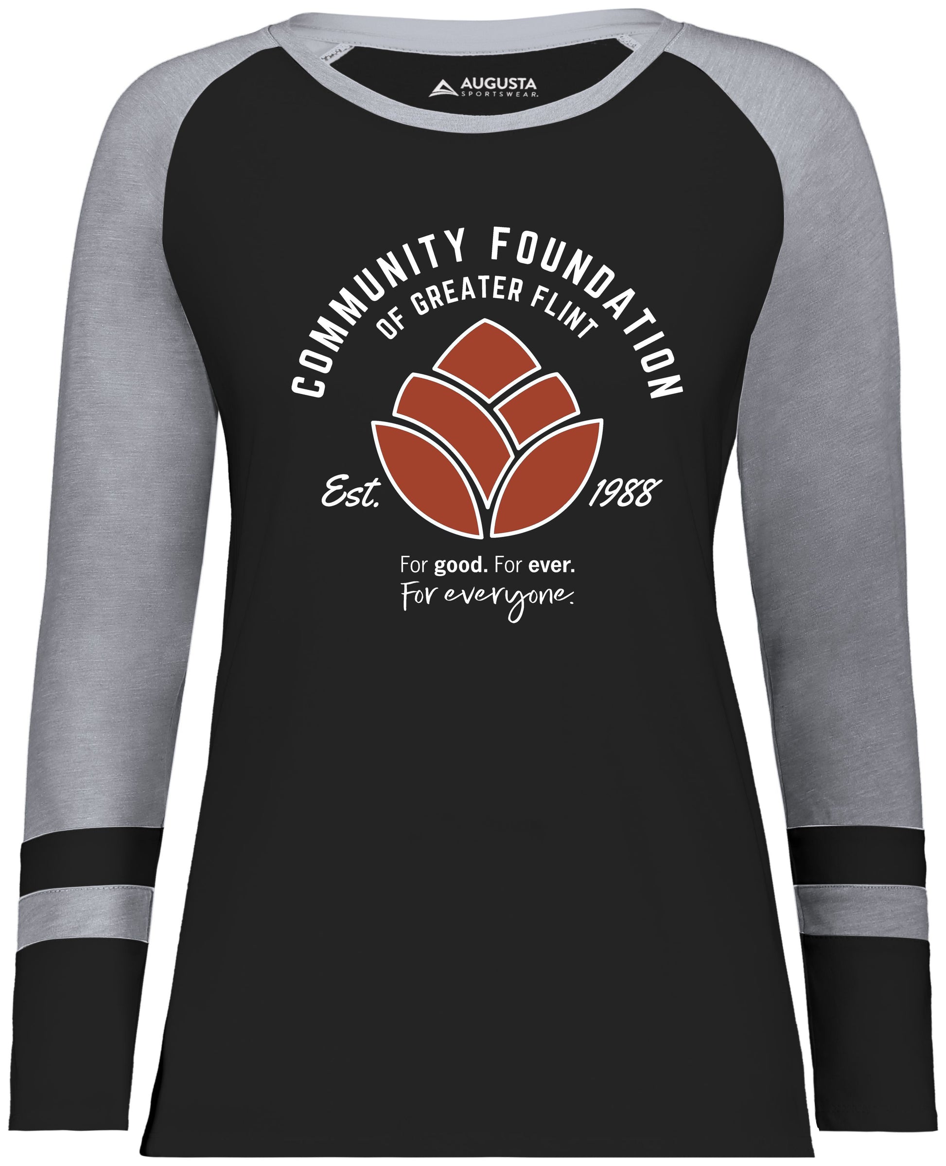 Community Foundation of Greater Flint Ladies Fanatic Long Sleeve Tee