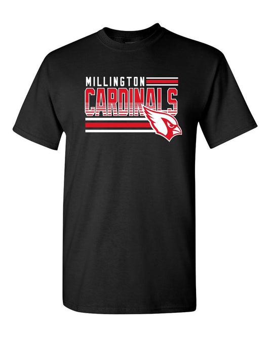 Millington Cardinals Lines Basic T-shirt