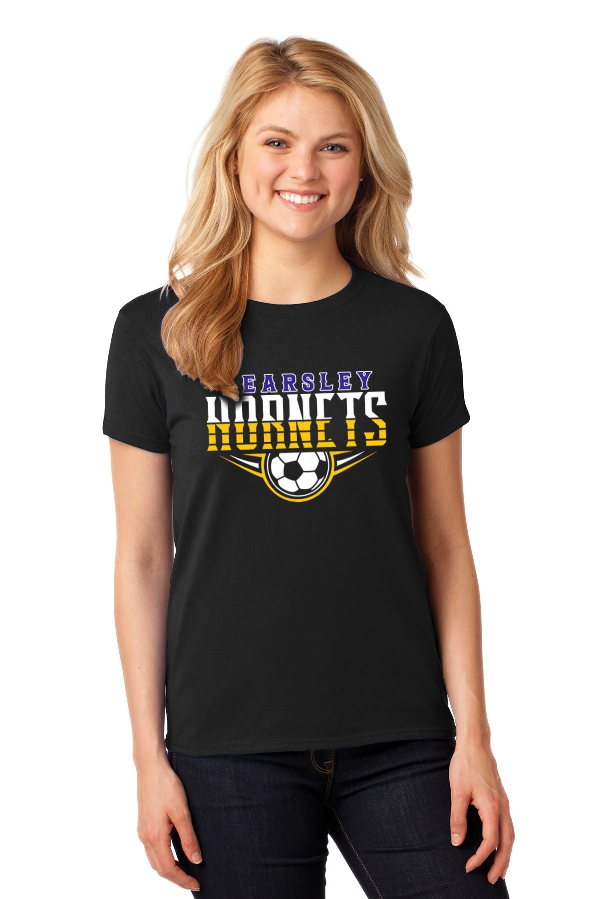 Kearsley Ladies Soccer Basic T-shirt