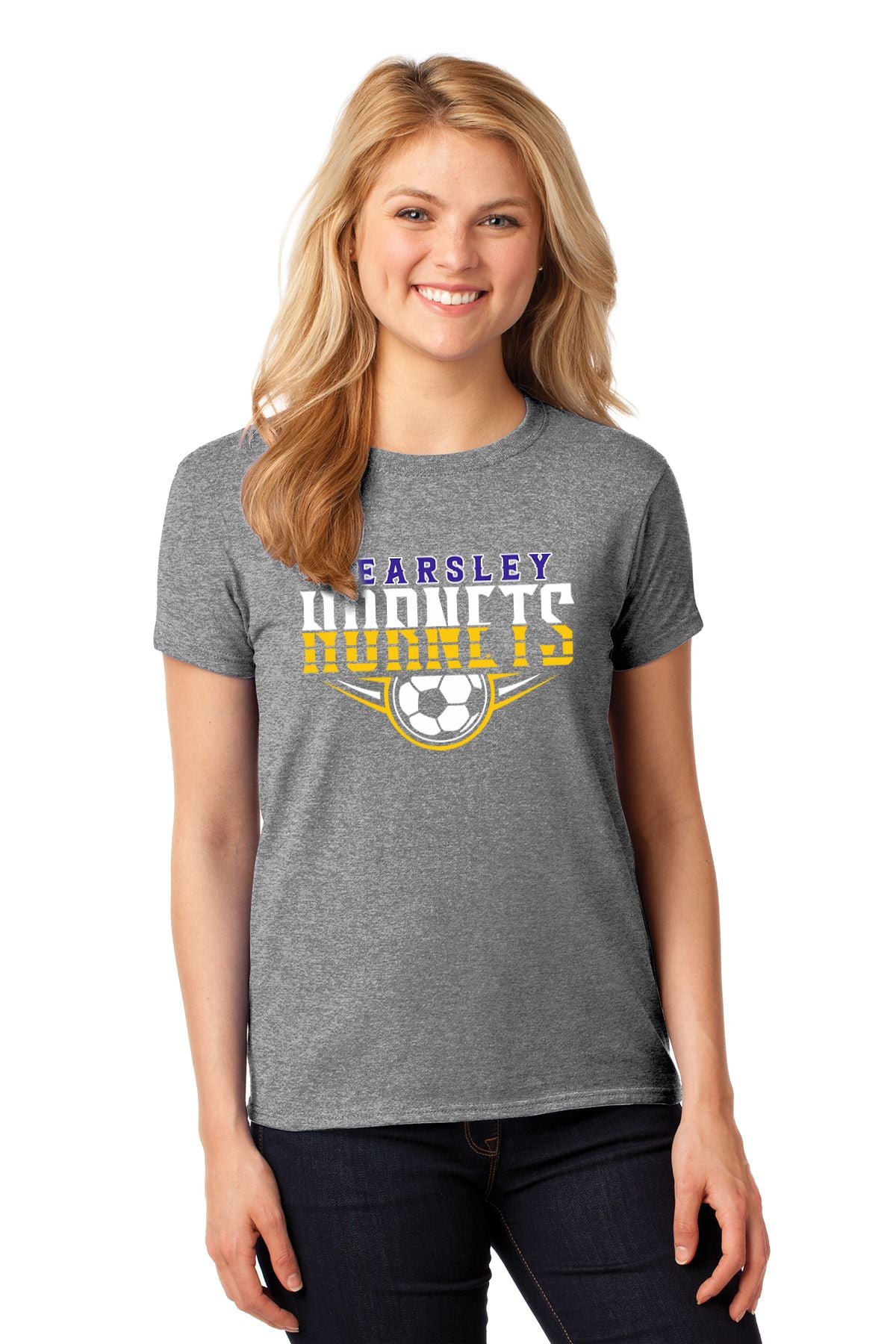 Kearsley Ladies Soccer Basic T-shirt