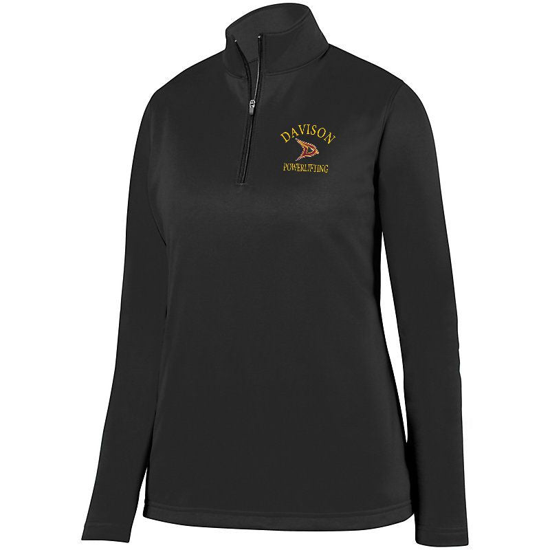 Davison Powerlifting Ladies 1/4 Wicking Fleece Pullover
