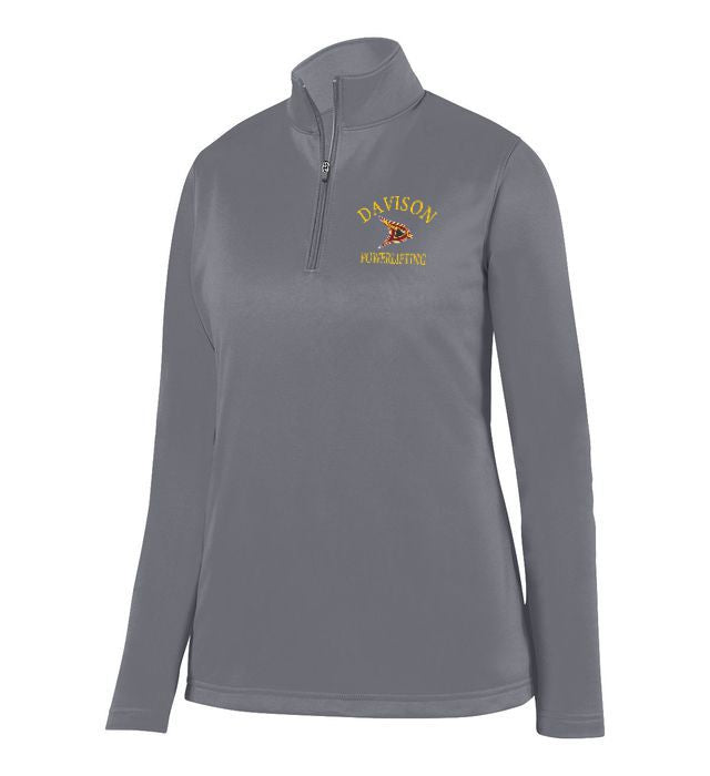 Davison Powerlifting Ladies 1/4 Wicking Fleece Pullover