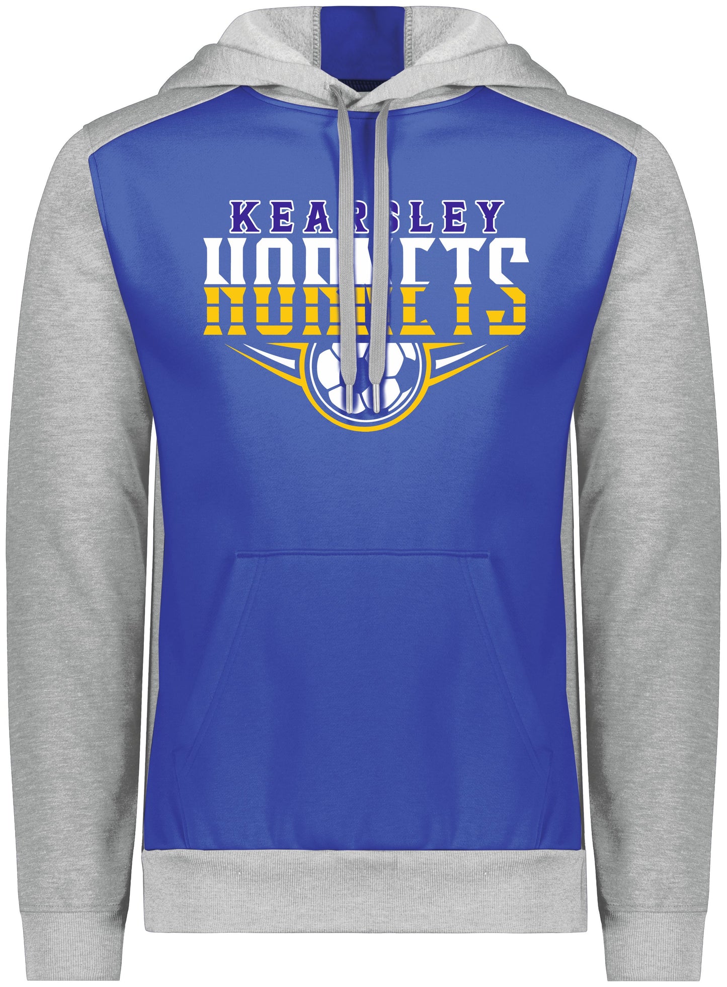 Kearsley Soccer Three Season Pullover Hooded Sweatshirt