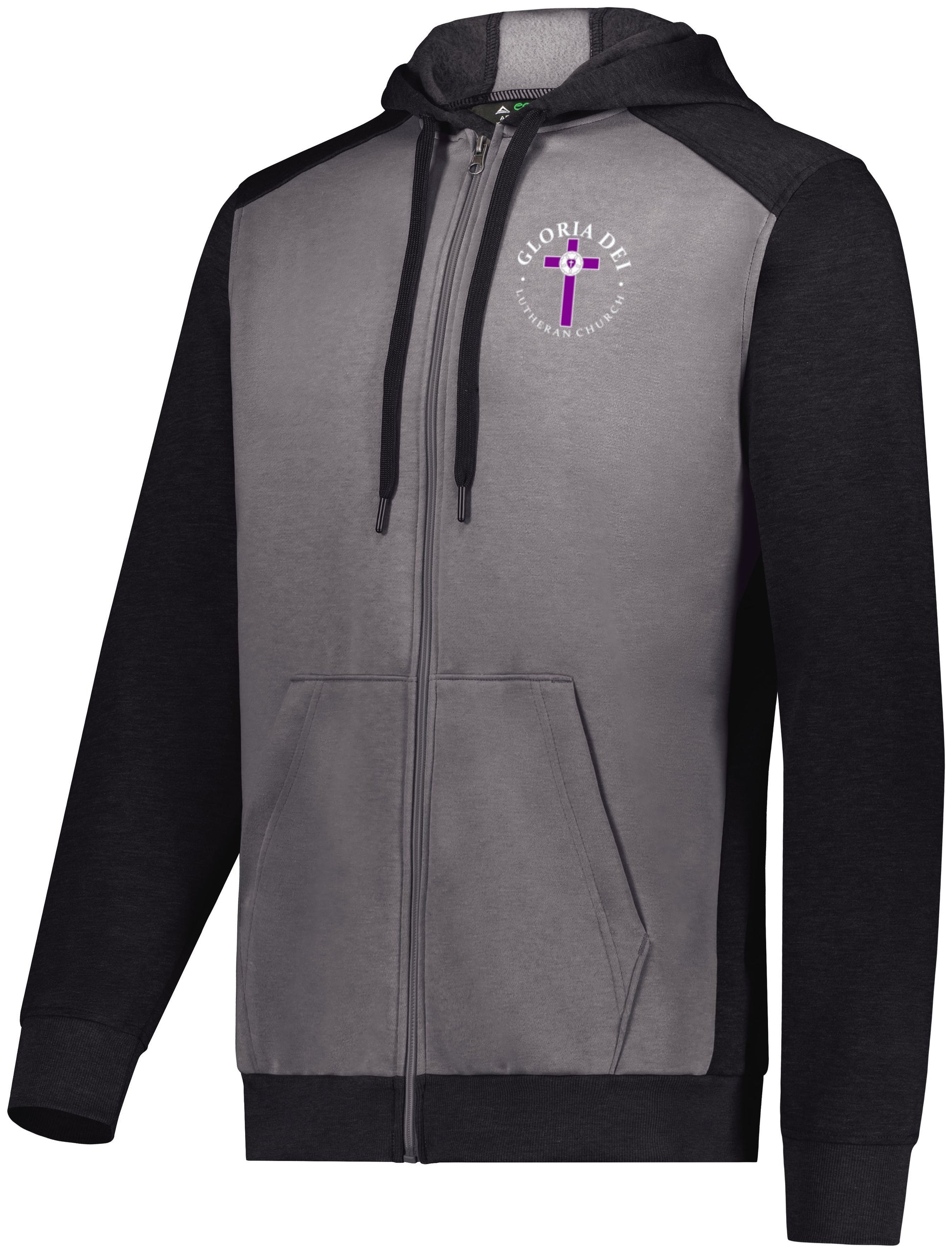 Gloria Dei Lutheran Church Three Season Full Zip Hooded Sweatshirt