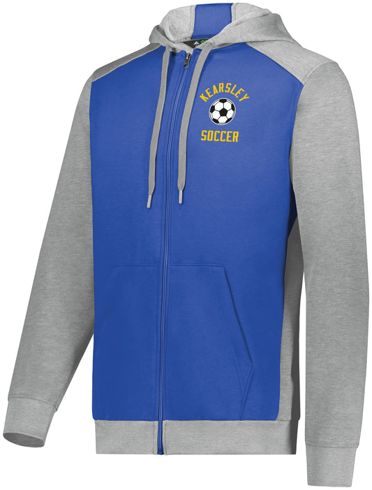 Kearsley Soccer Three Season Full Zip Hooded Sweatshirt