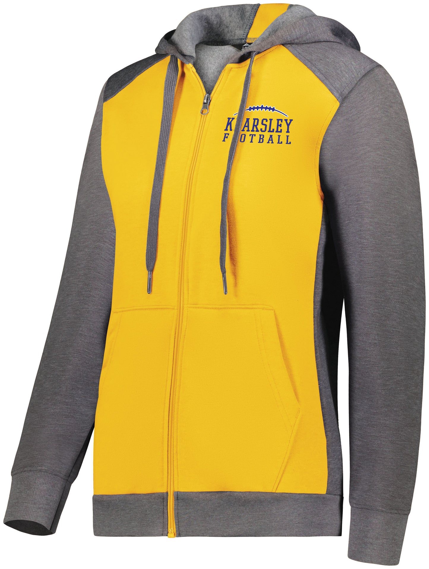 Kearsley Football Three Season Full Zip Hooded Sweatshirt