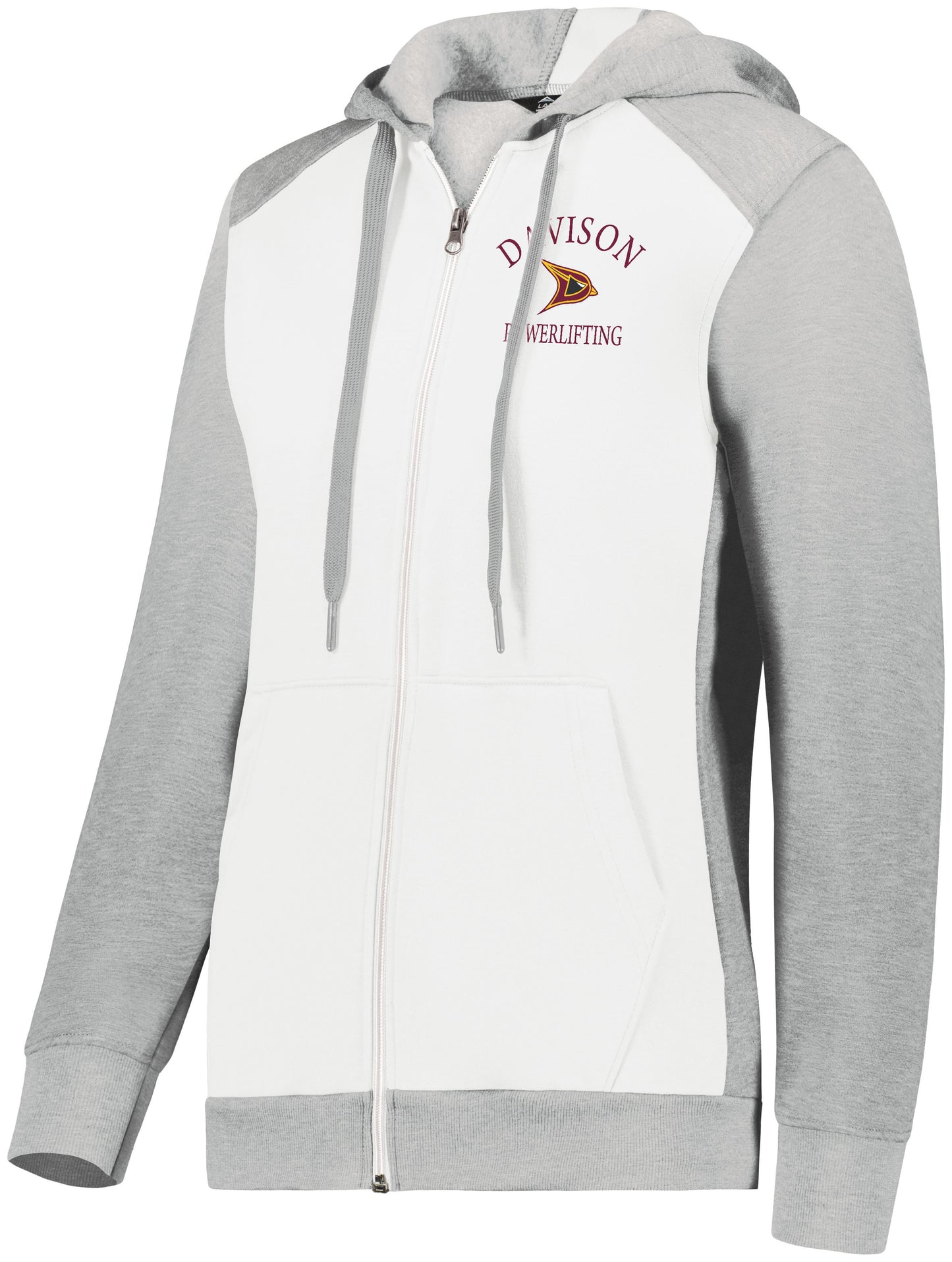 Davison Powerlifting Three Season Full Zip Hooded Sweatshirt