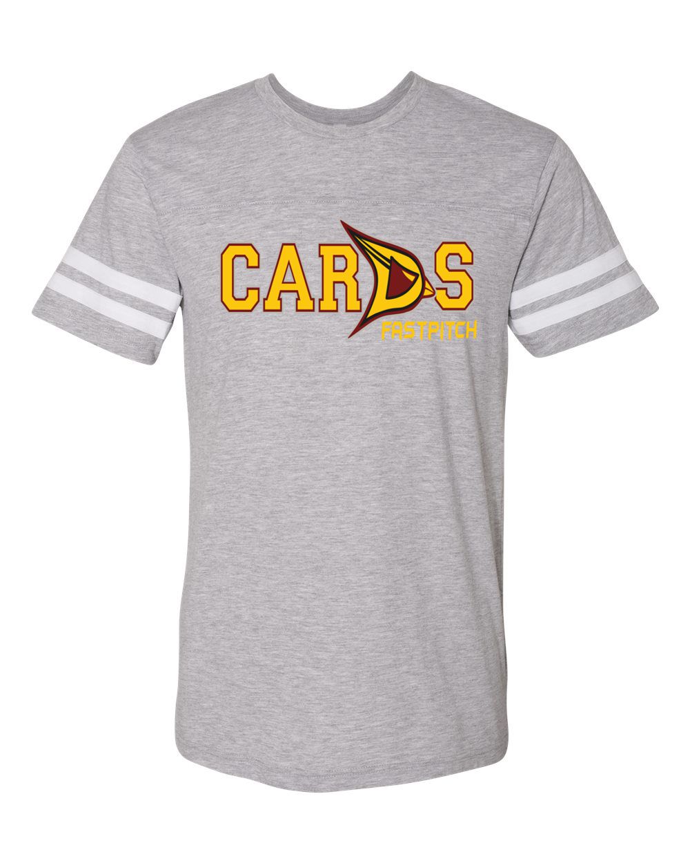 Cards Fastpitch Short Sleeve Stripe Jersey Tee