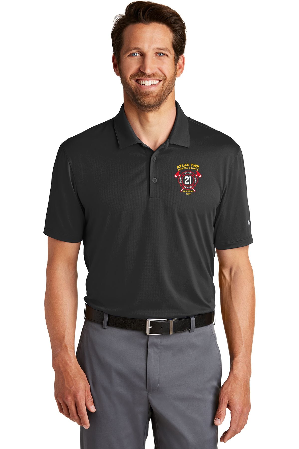 Atlas TWP Fire Department Nike Dri FIT Legacy Polo