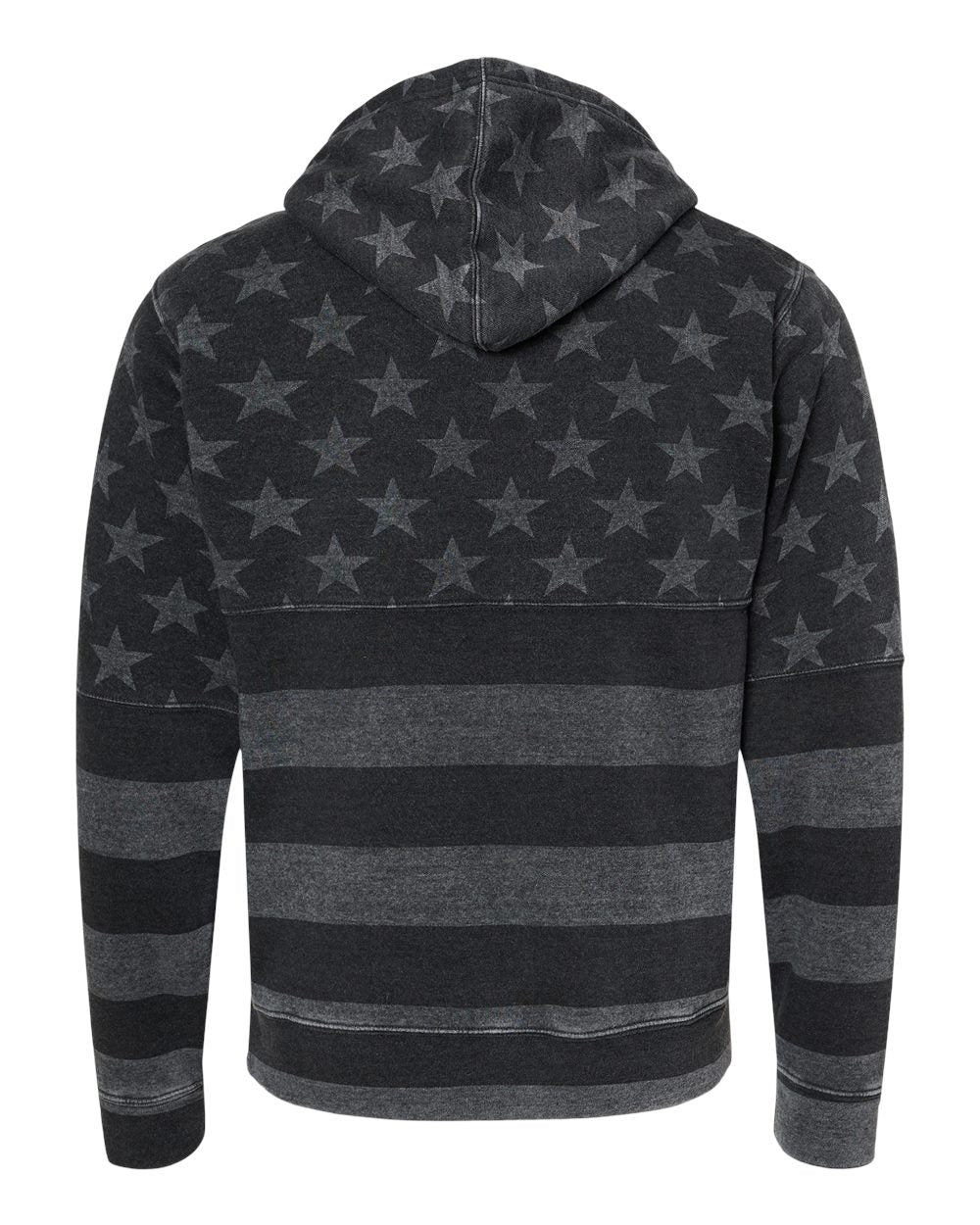 Atlas TWP Fire Department Black American Flag Triblend Hood