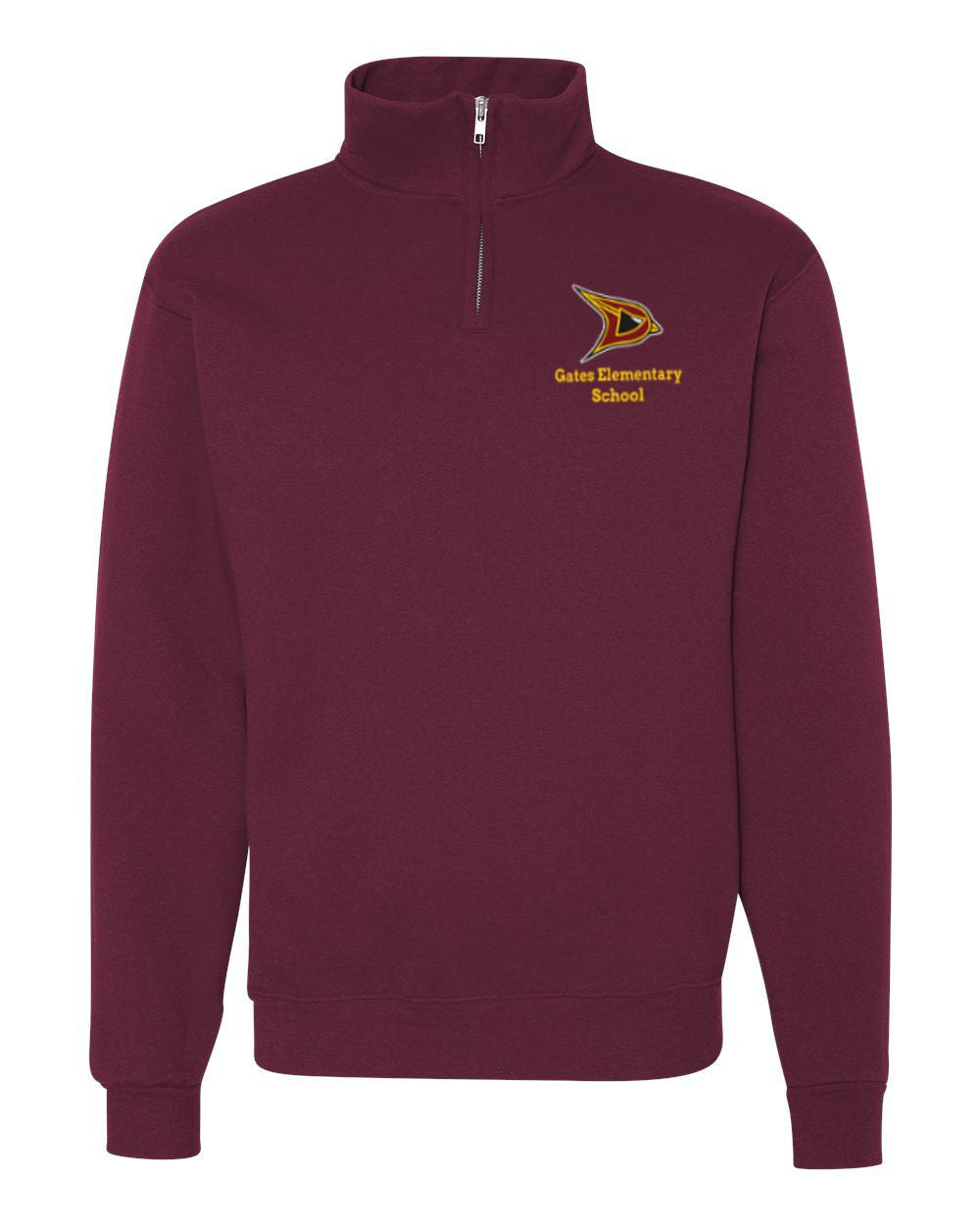 Gates Elementary 1/4 Zip Cotton Pullover