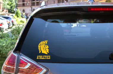 Martians Athletics Car Decal