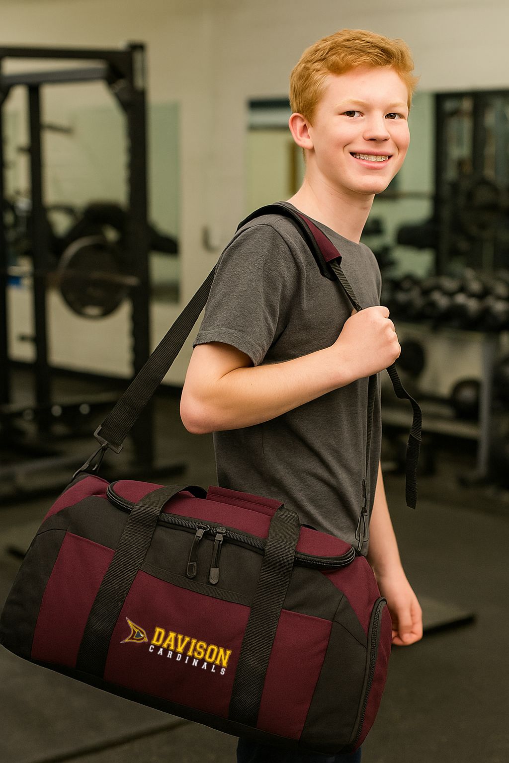 Davison Cardinals Gym Bag