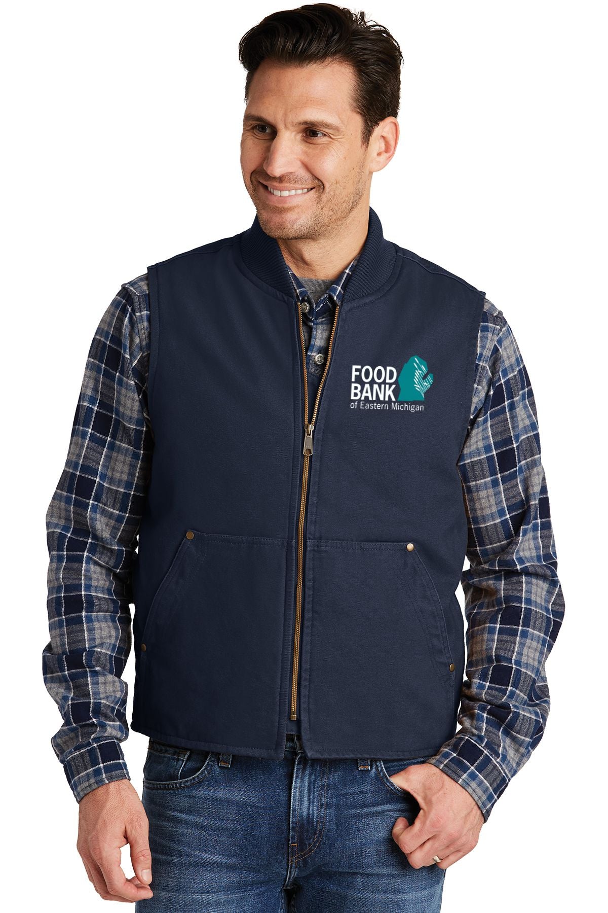 Food Bank of Eastern Michigan CornerStone® Washed Duck Cloth Vest