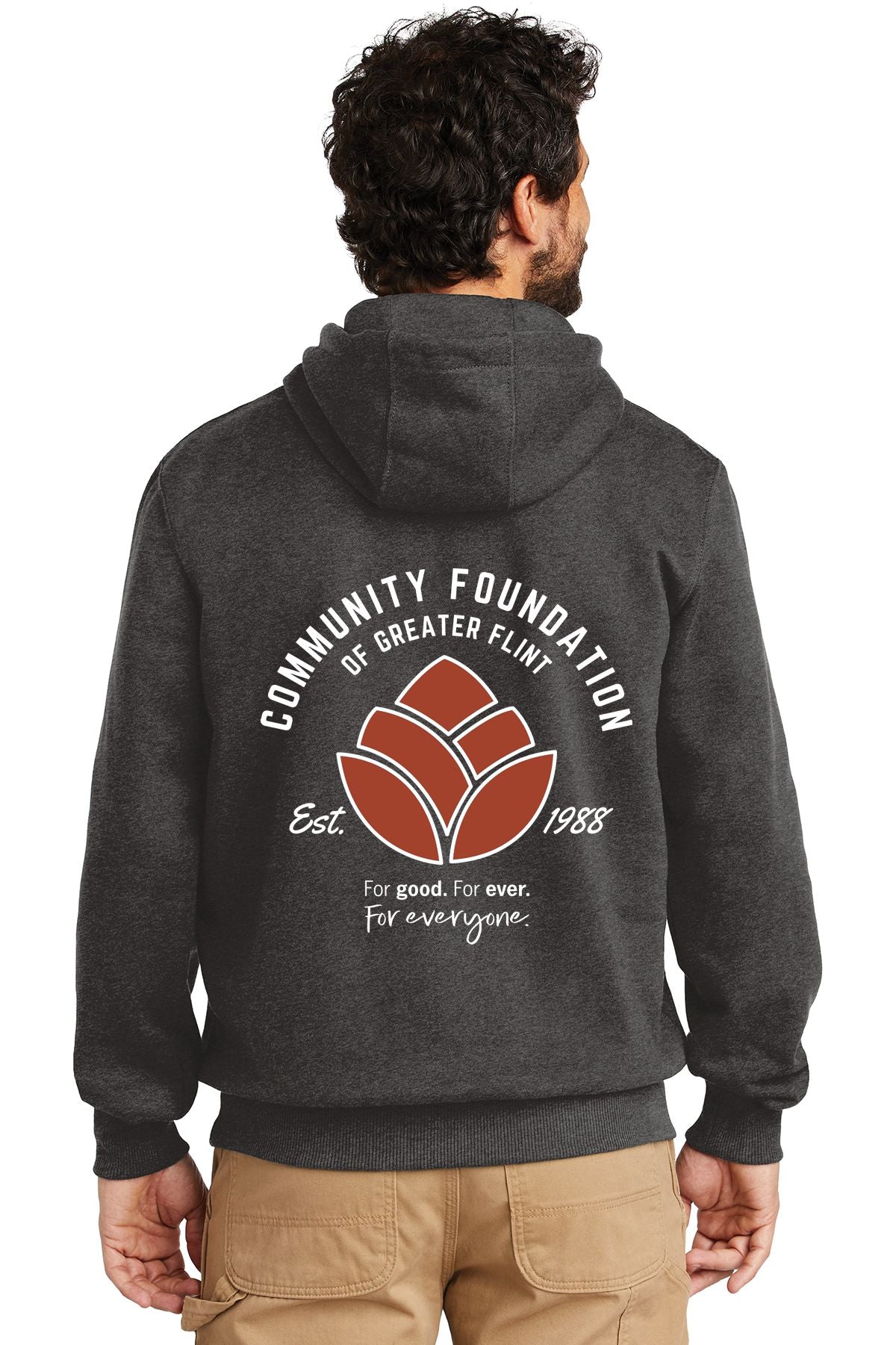 Community Foundation Of Greater Flint Carhartt ® Rain Defender ® Heavyweight Hooded Sweatshirt (LC)