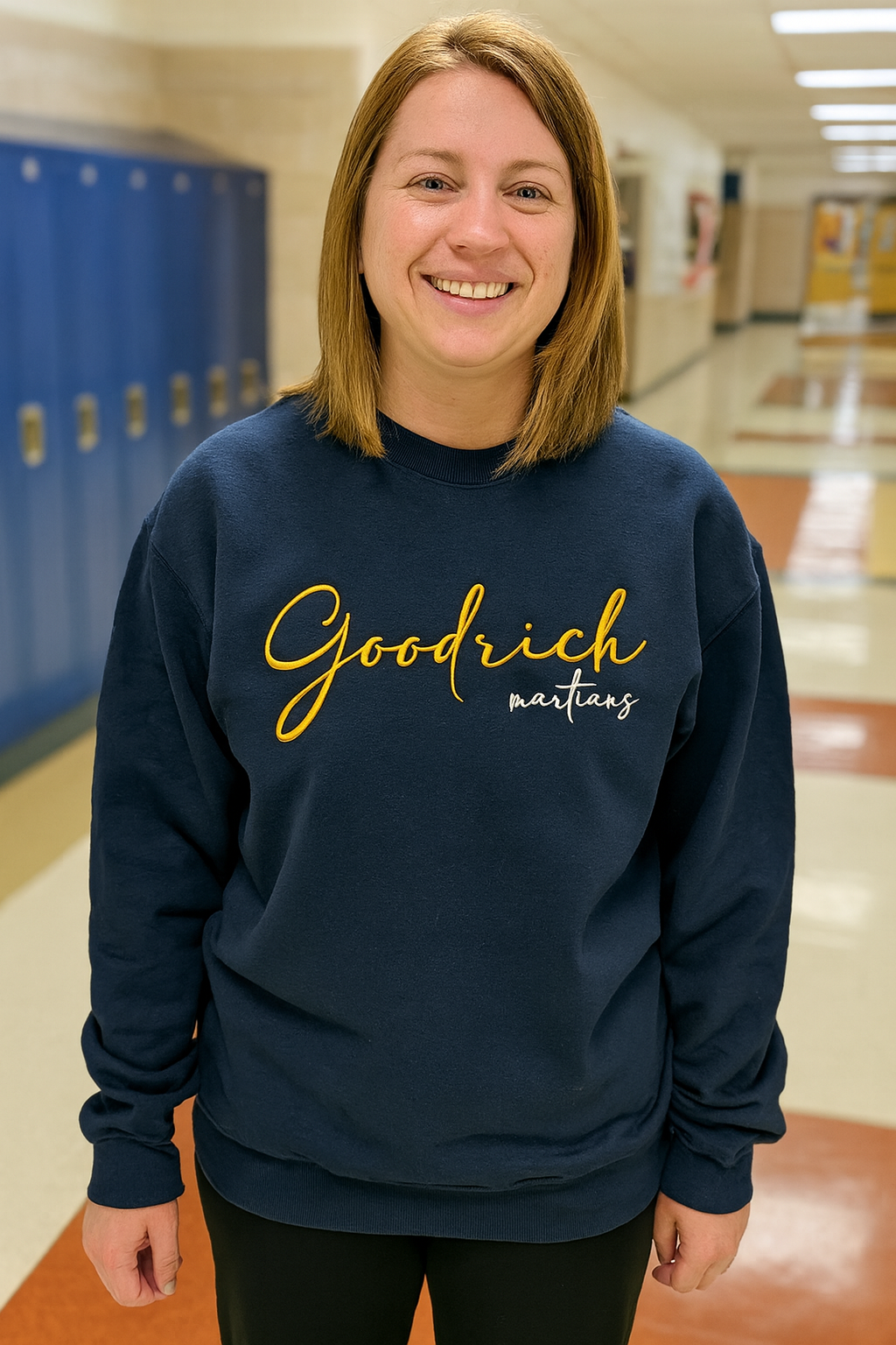 Goodrich Martians Script Softstyle® Crewneck Sweatshirt