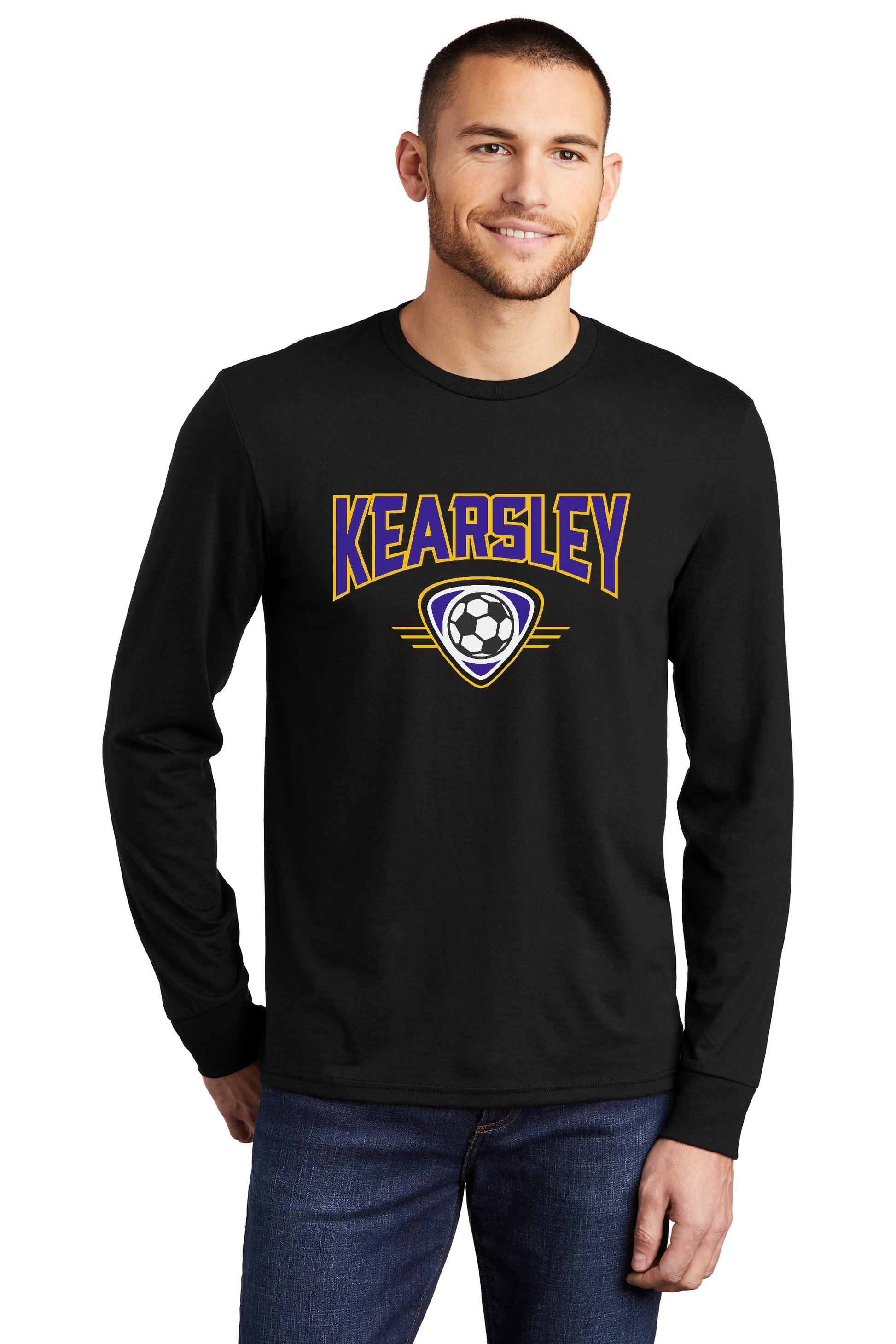 Kearsley Soccer Soft Feel Long Sleeve Tee
