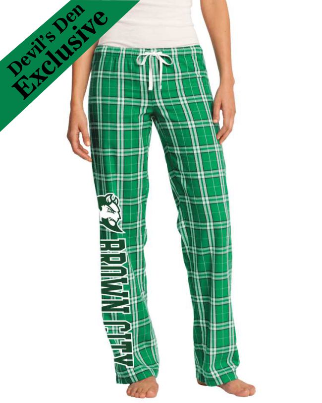 Brown City Flannel Pajama Pant