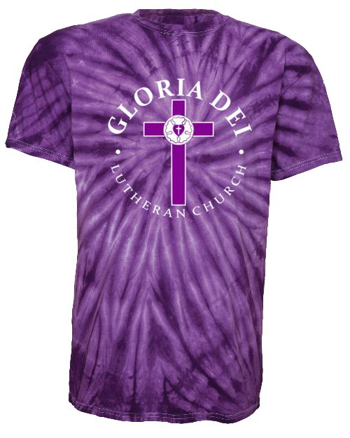 Gloria Dei Lutheran Church Tie Dye T-shirt