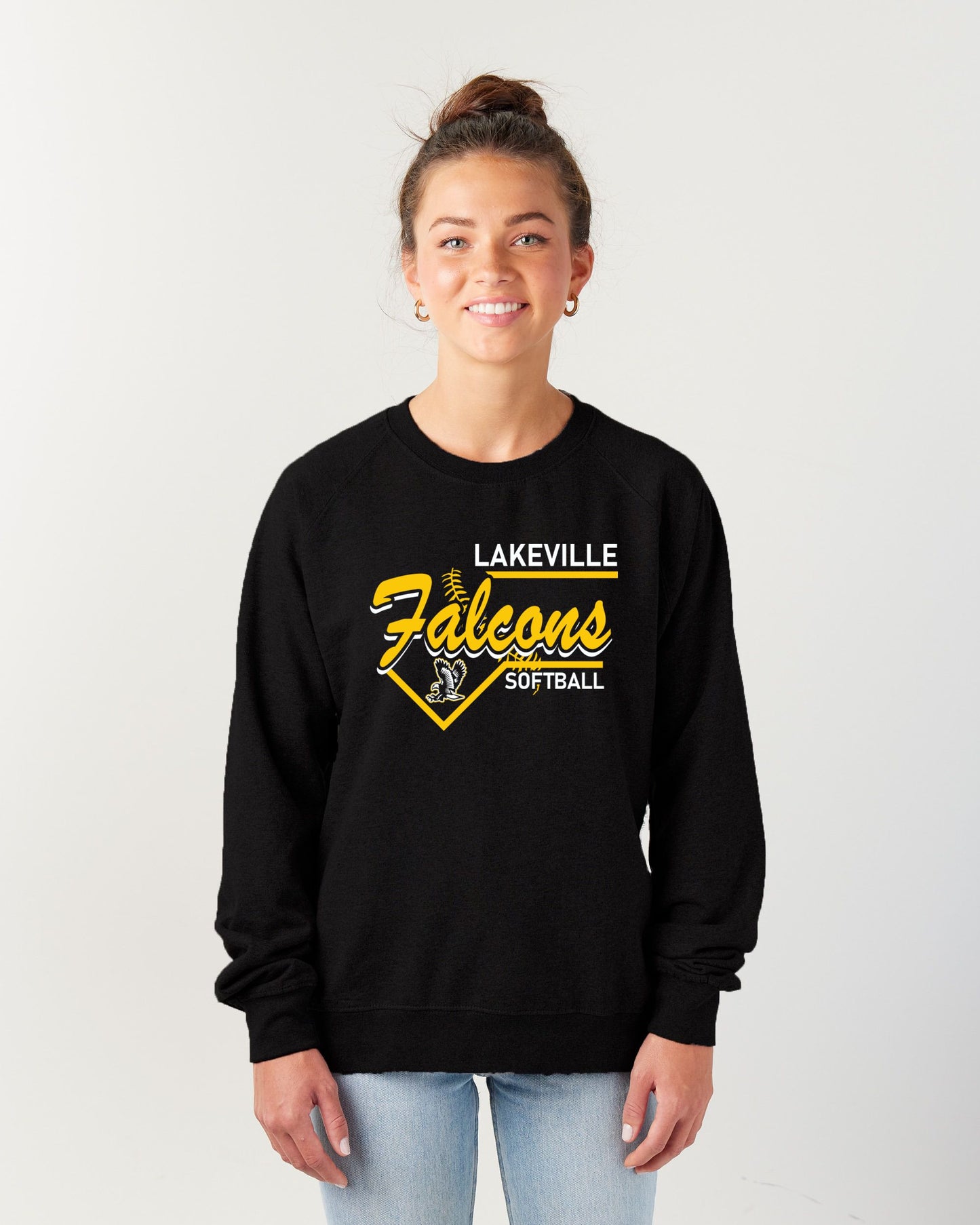 Lakeville Softball Ladies Midweight Pullover Crew