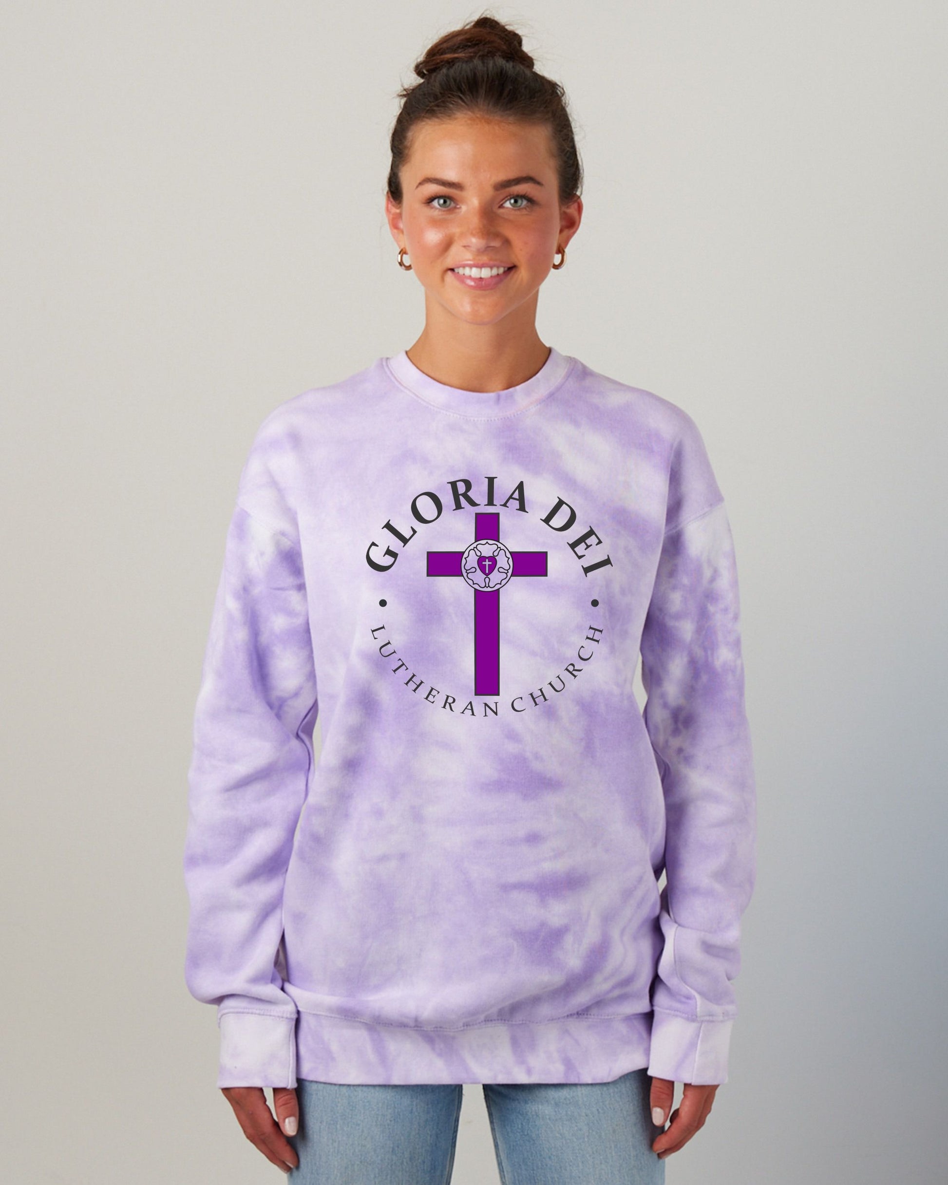 Gloria Dei Lutheran Church Ladies Crew Sweatshirt