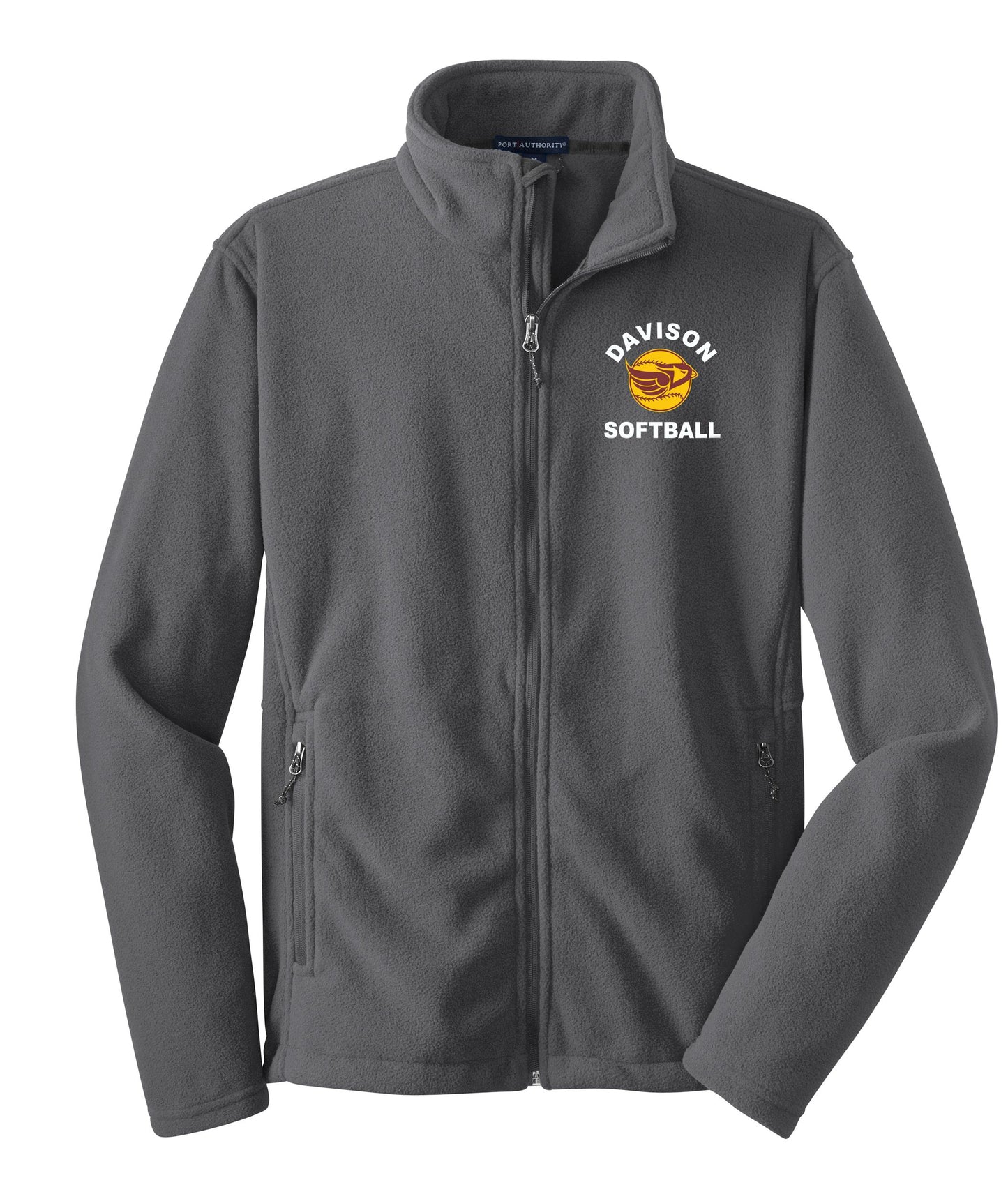 Davison Softball Fleece Full Zip Jacket