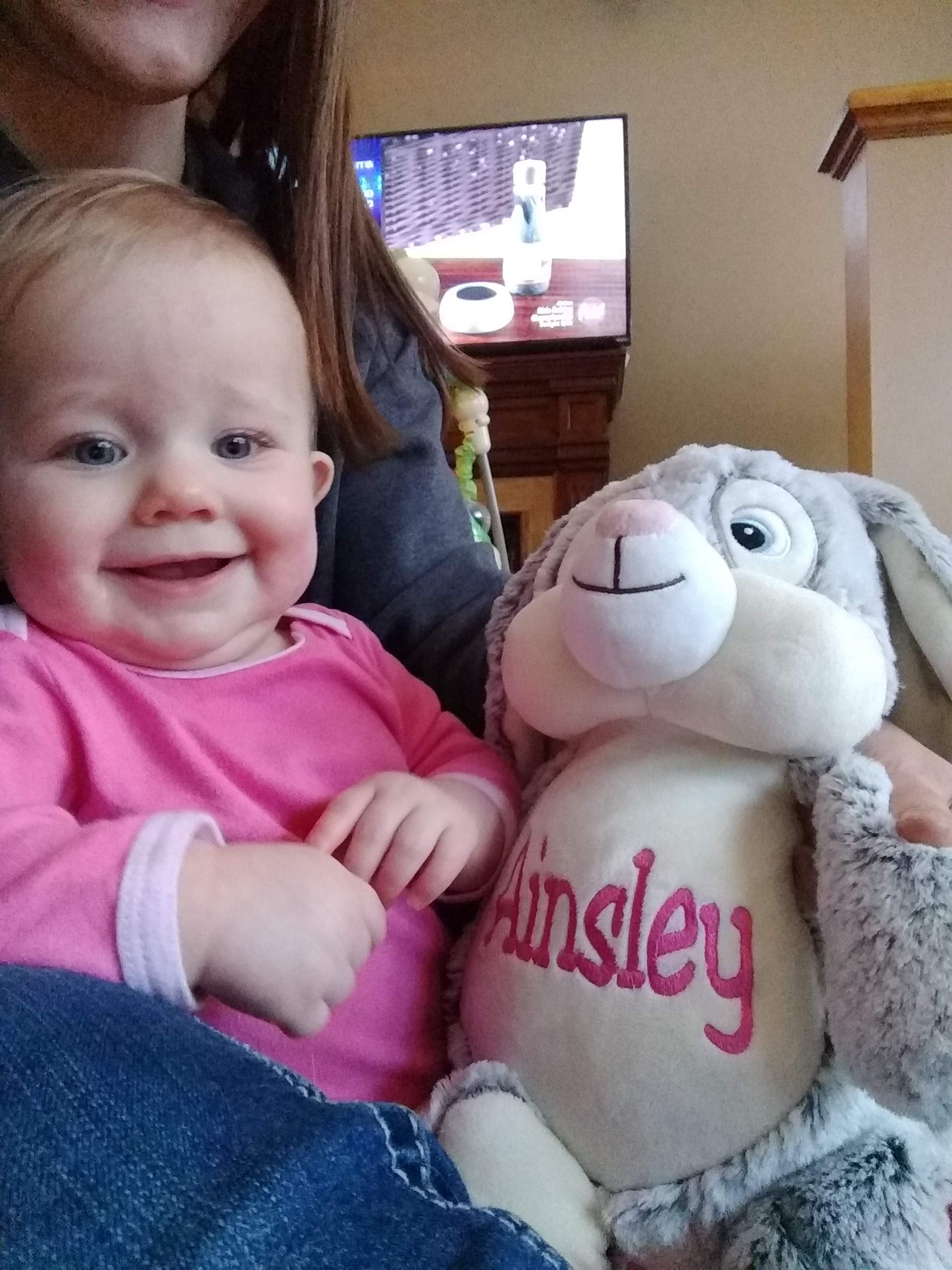 Custom Embroidered Cubbie Bunny