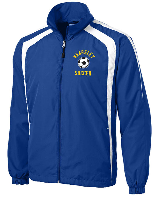 Kearsley Soccer Colorblock Raglan Full Zip Jacket
