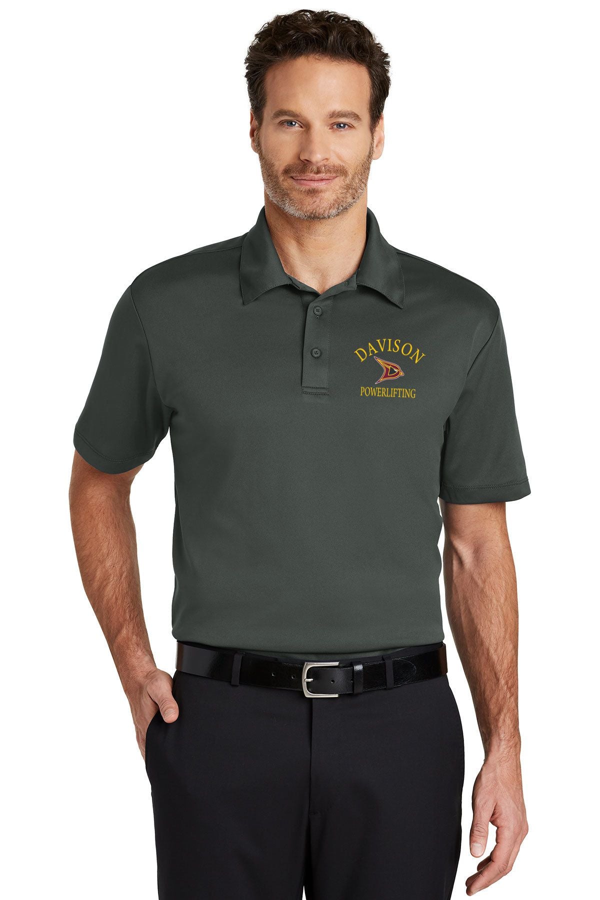Davison Powerlifting Tall Silk Touch™ Performance Polo