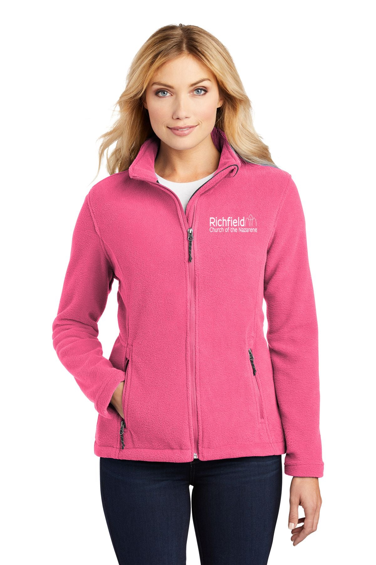 Richfield Church of the Nazarene Ladies Fleece Full Zip Jacket