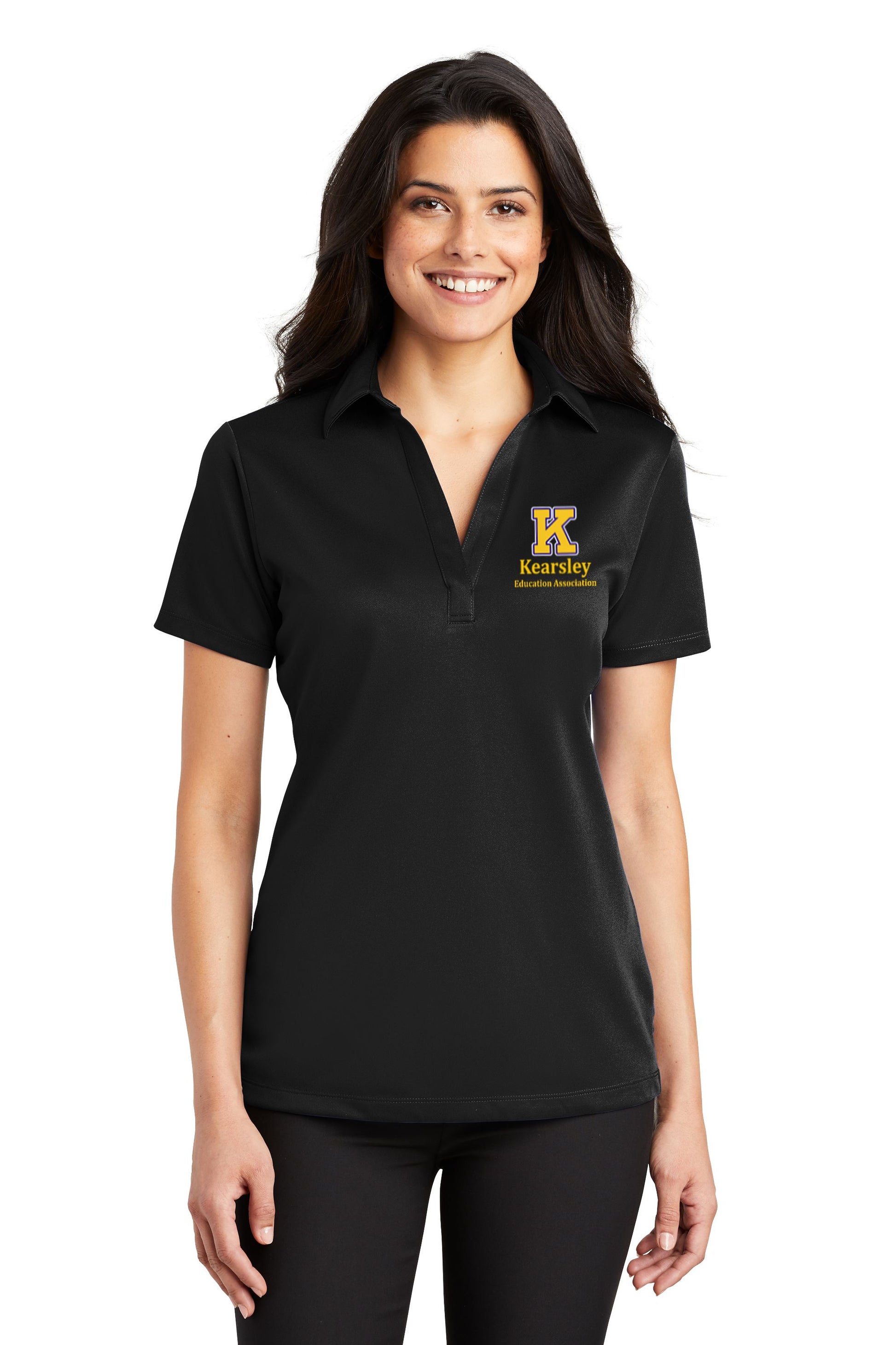 Kearsley Education Association Silk Touch™ Ladies Performance Polo