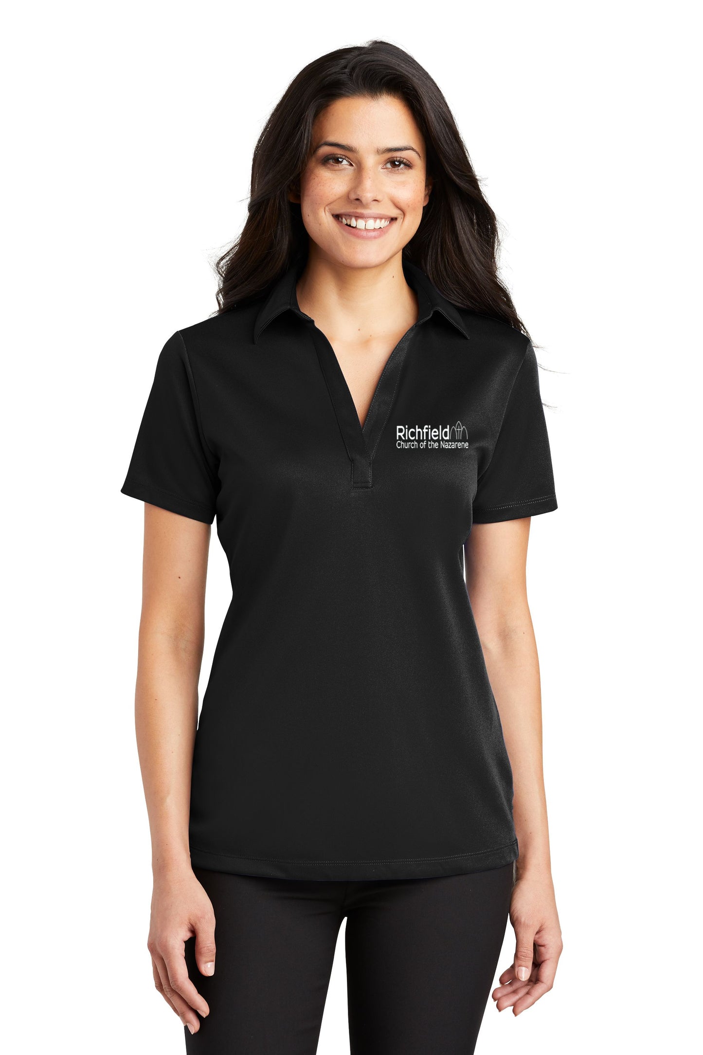Richfield Church of the Nazarene Silk Touch™ Ladies Performance Polo