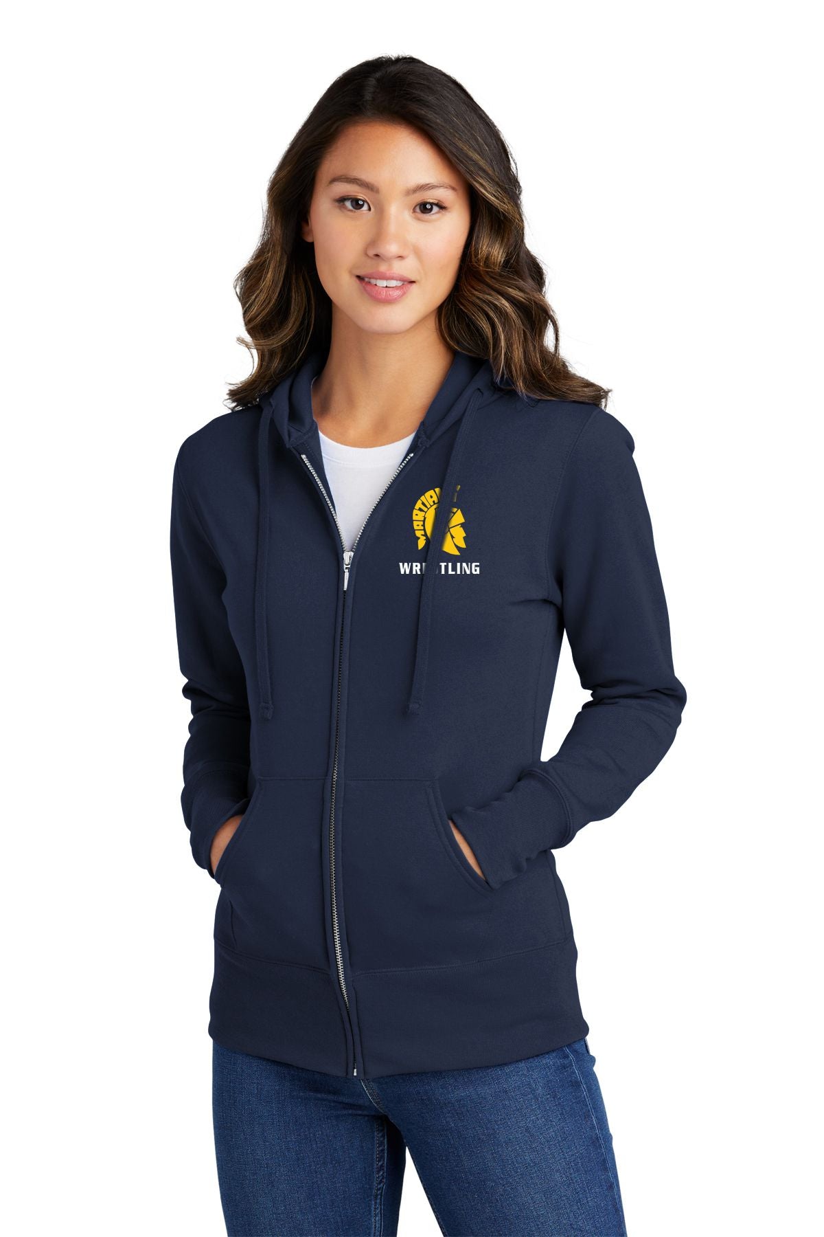 Goodrich Wrestling Ladies Full Zip Hood