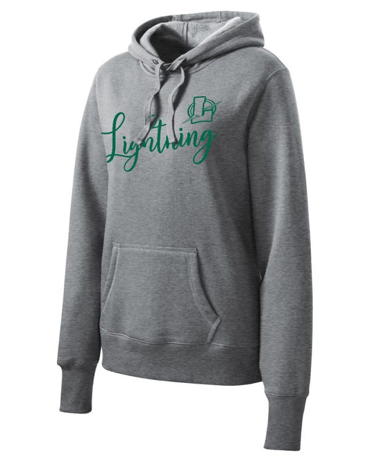 Lapeer Lightning Script Sport-Tek® Ladies Pullover Hooded Sweatshirt
