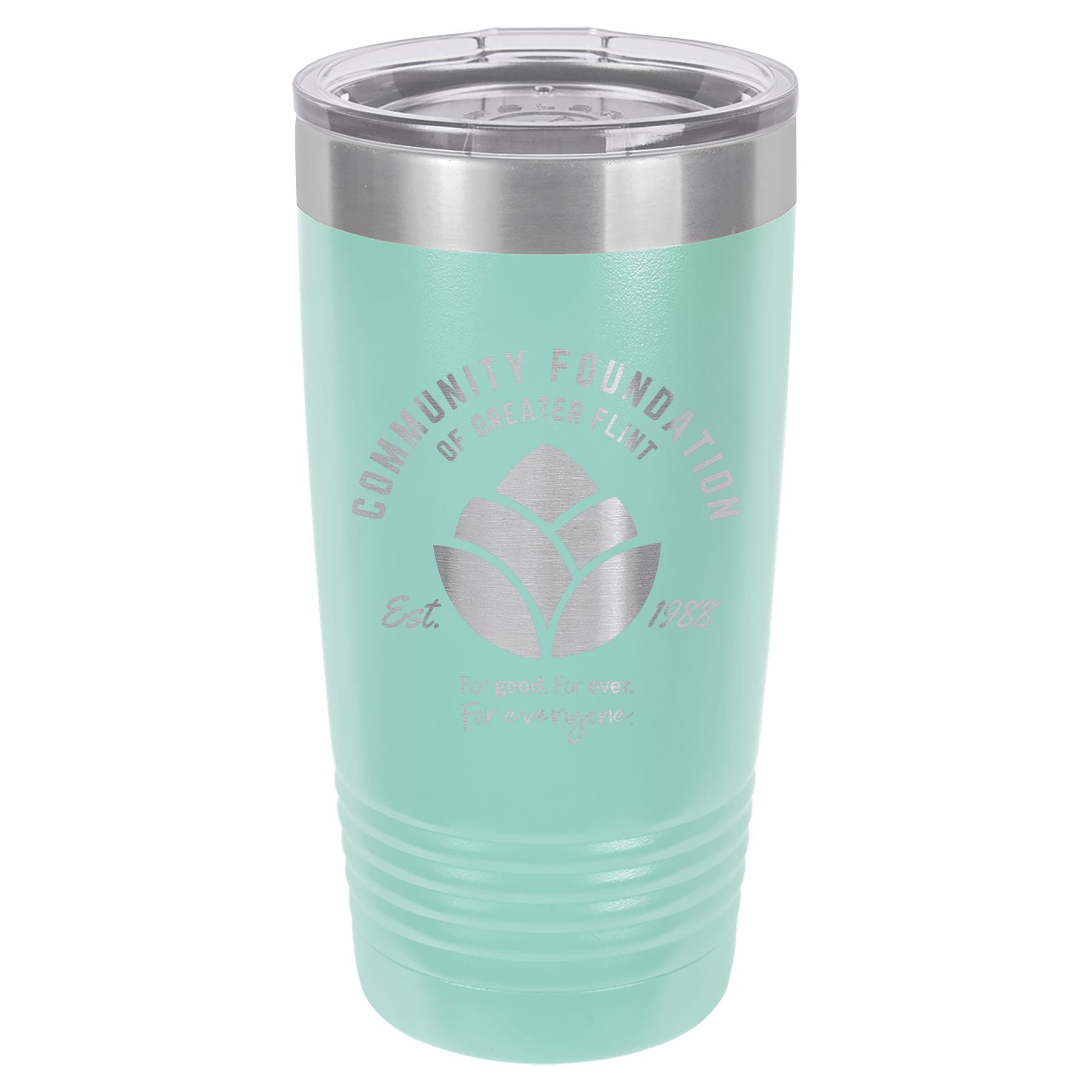 Community Foundation of Greater Flint Engraved 20 oz Ringneck Tumbler